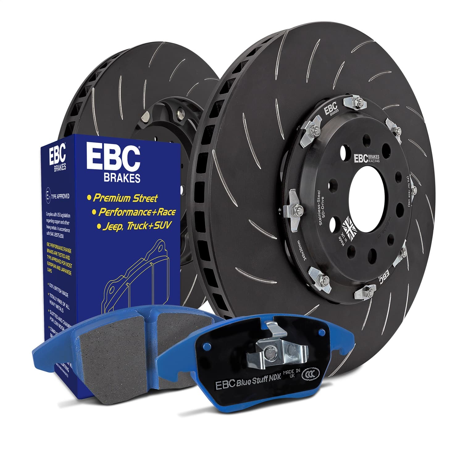 EBC Brakes - S10KF1236 - Front - Disc Brake Pad and Rotor Kit image 4