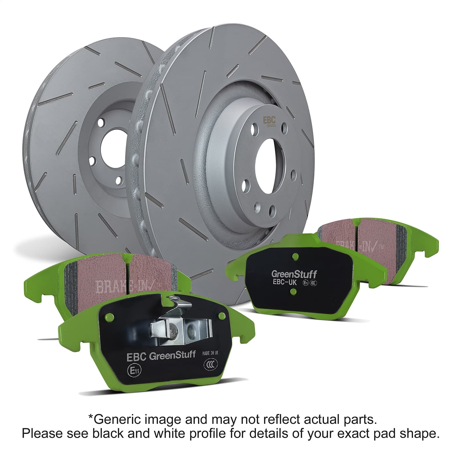 EBC Brakes - S2KF1900 - Front - Disc Brake Pad and Rotor Kit image 1
