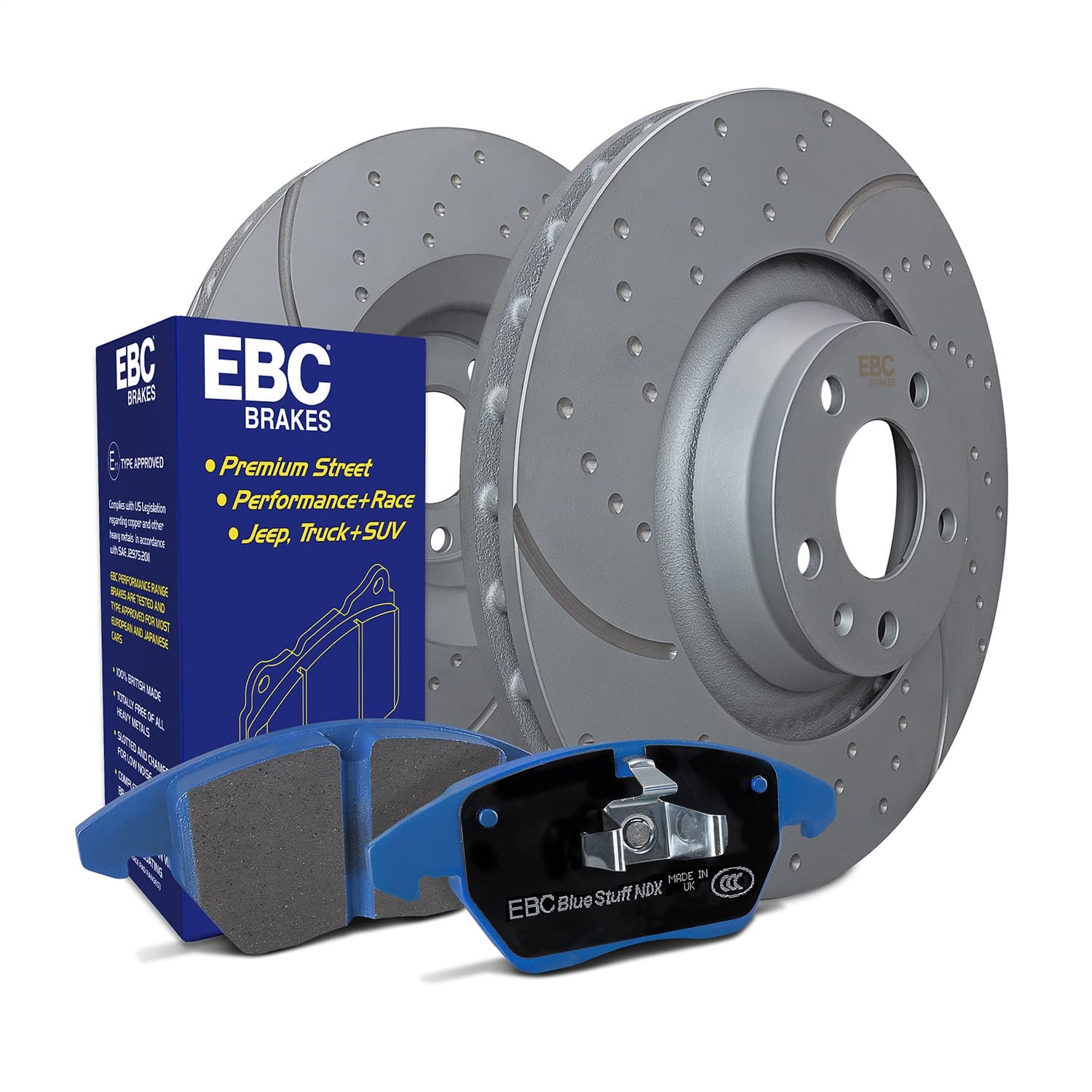 EBC Brakes - S10KF1208 - Front - Disc Brake Pad and Rotor Kit image 6