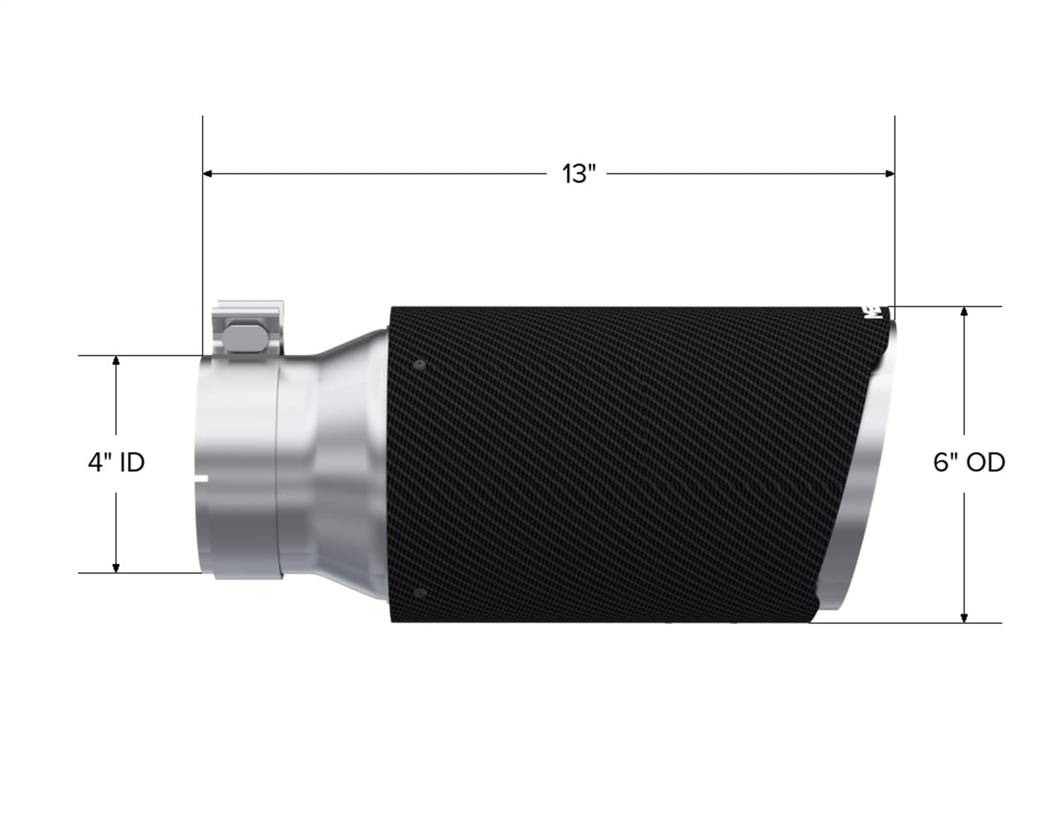 MBRP Exhaust - T5072CF - Exhaust Tail Pipe Tip image 3