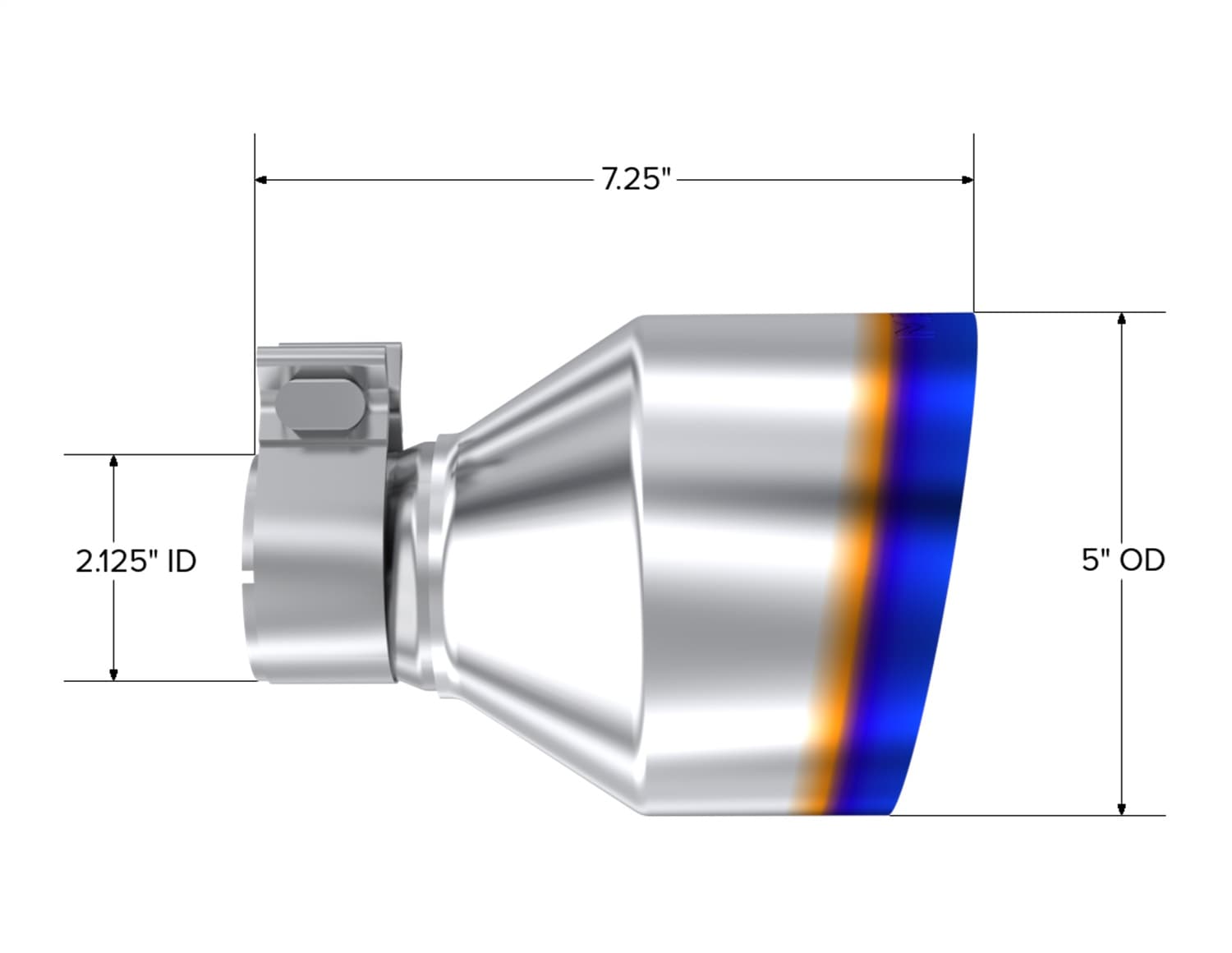 MBRP Exhaust - T5202BE - Exhaust Tail Pipe Tip image 3