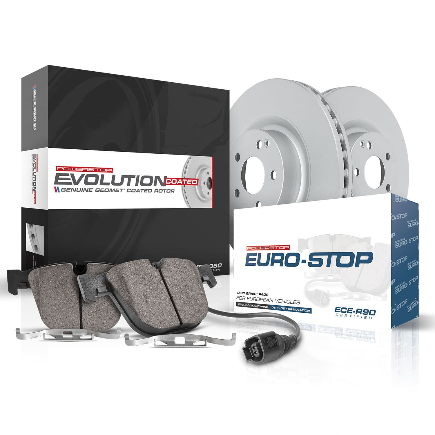 Power Stop - ESK2918 - Front - Disc Brake Pad and Rotor Kit image 2
