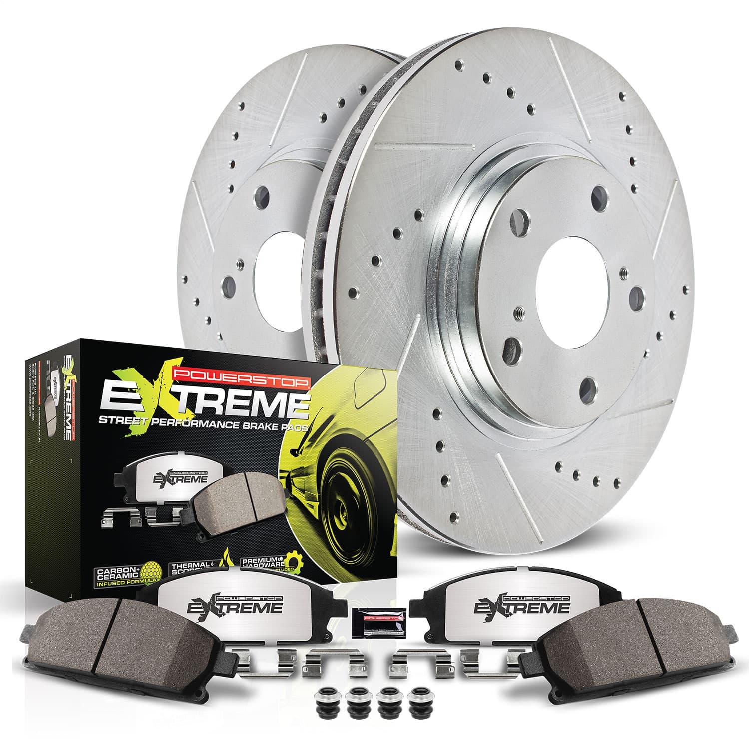 Power Stop - K1237-26 - Front - Disc Brake Pad and Rotor Kit image 2