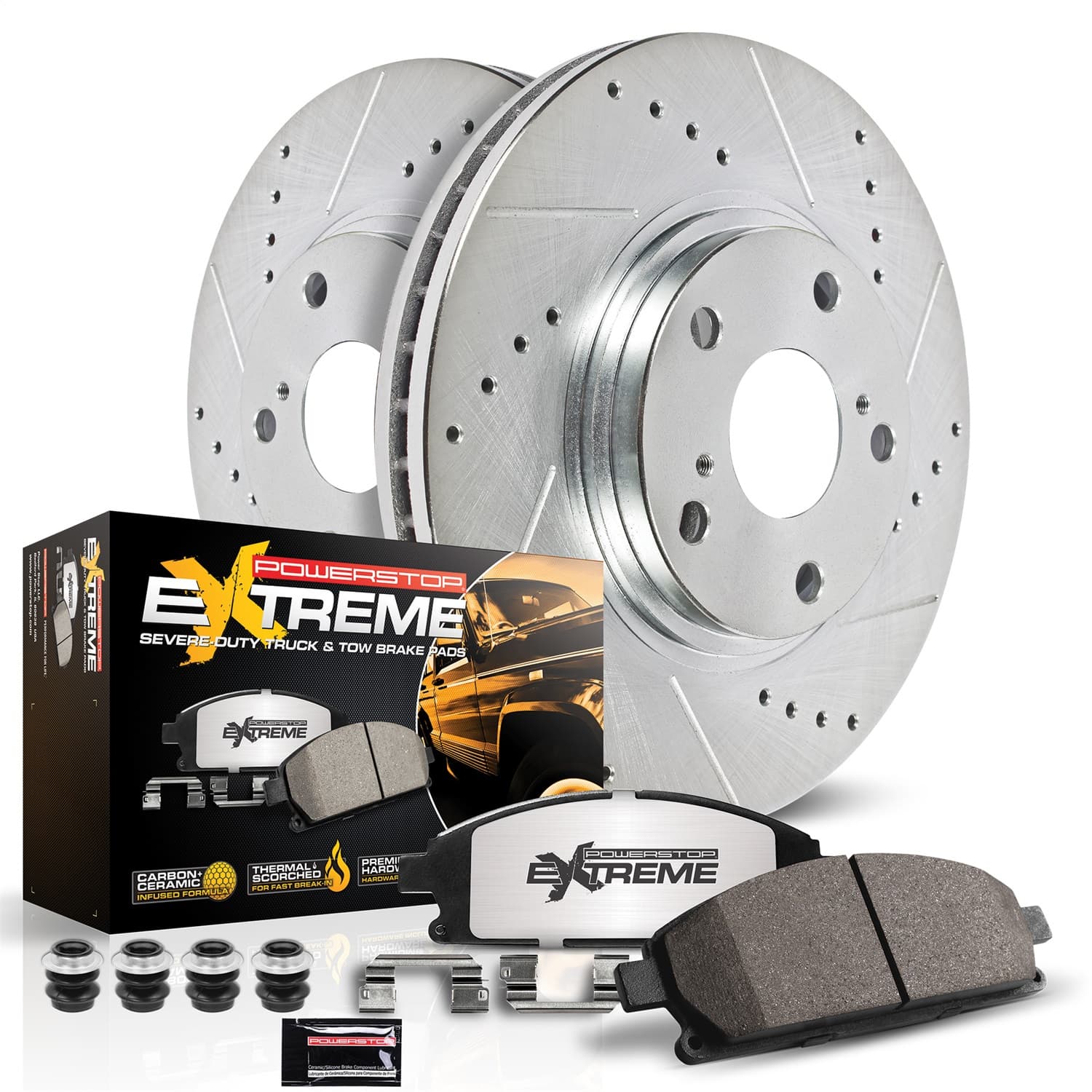 Power Stop - K2152-36 - Front - Disc Brake Pad and Rotor Kit image 2