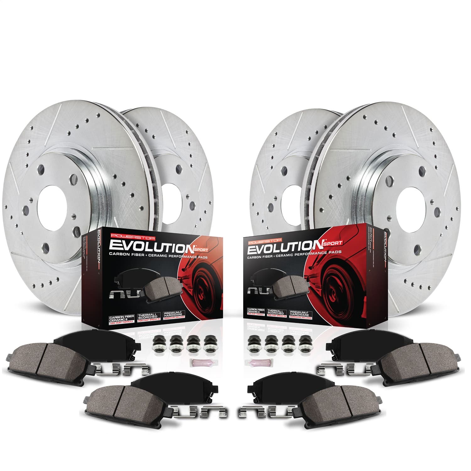 Power Stop - K15541DK - Complete Vehicle Disc/Drum Brake Kit image 2