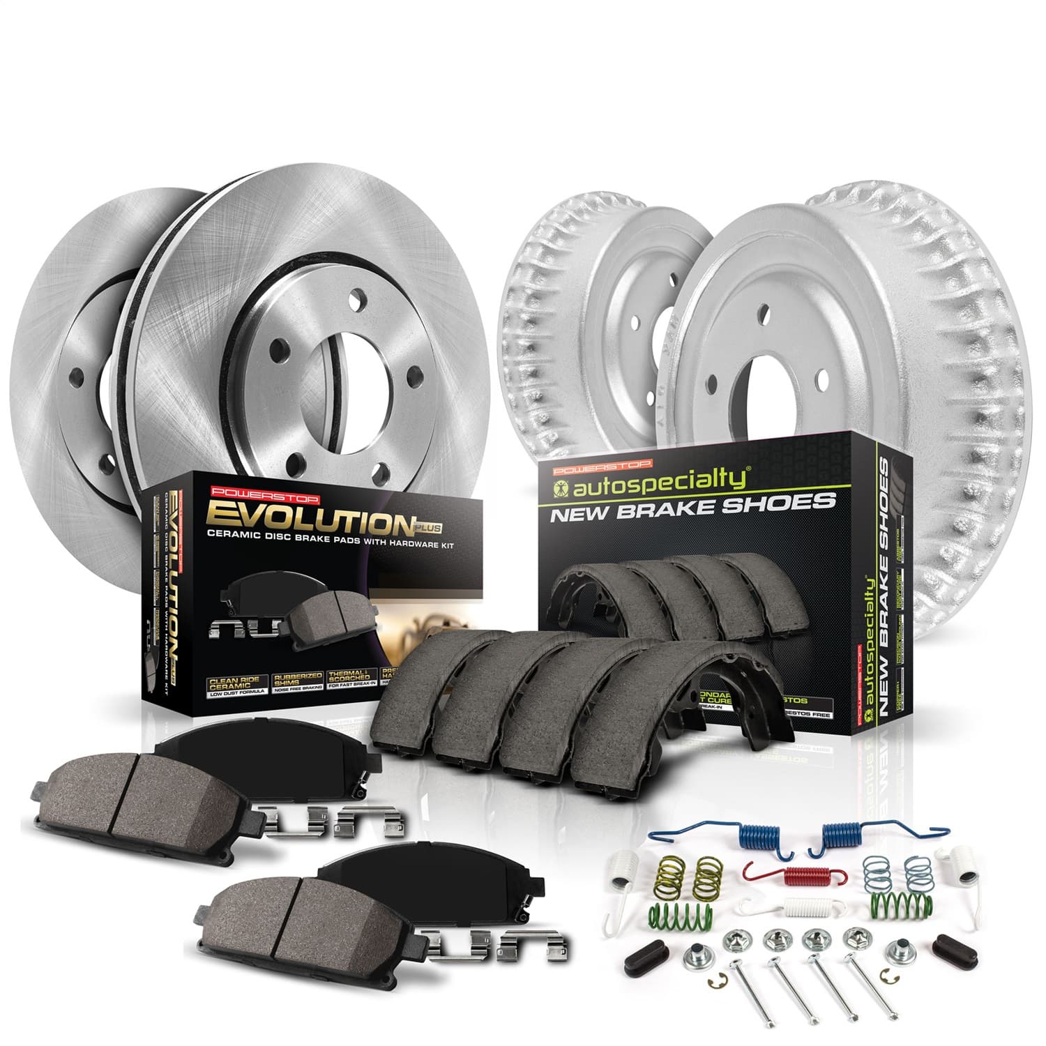 Power Stop - KOE15236DK - Complete Vehicle Disc/Drum Brake Kit image 2