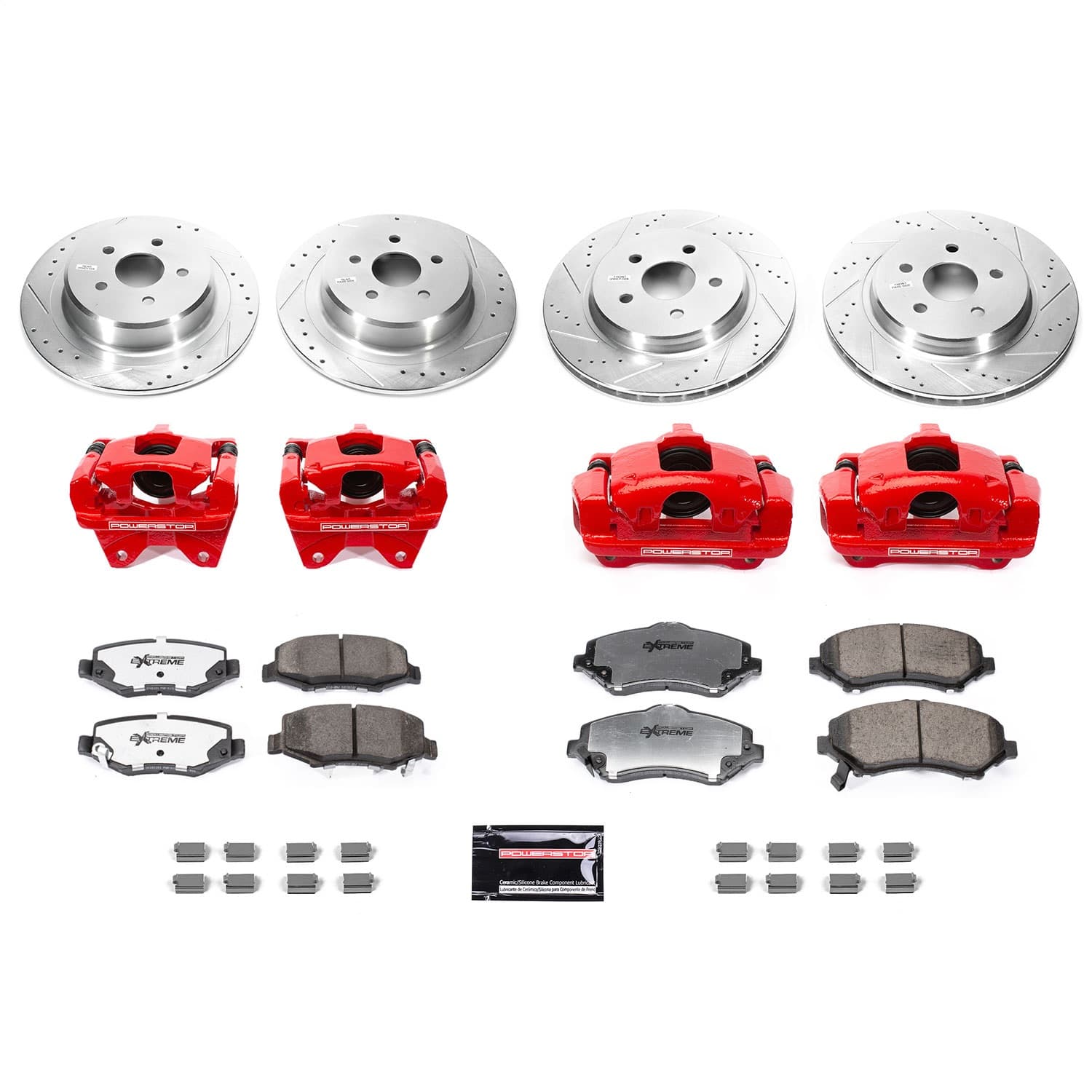 Power Stop - BBK-JK-002R - Disc Brake Upgrade Kit image 1