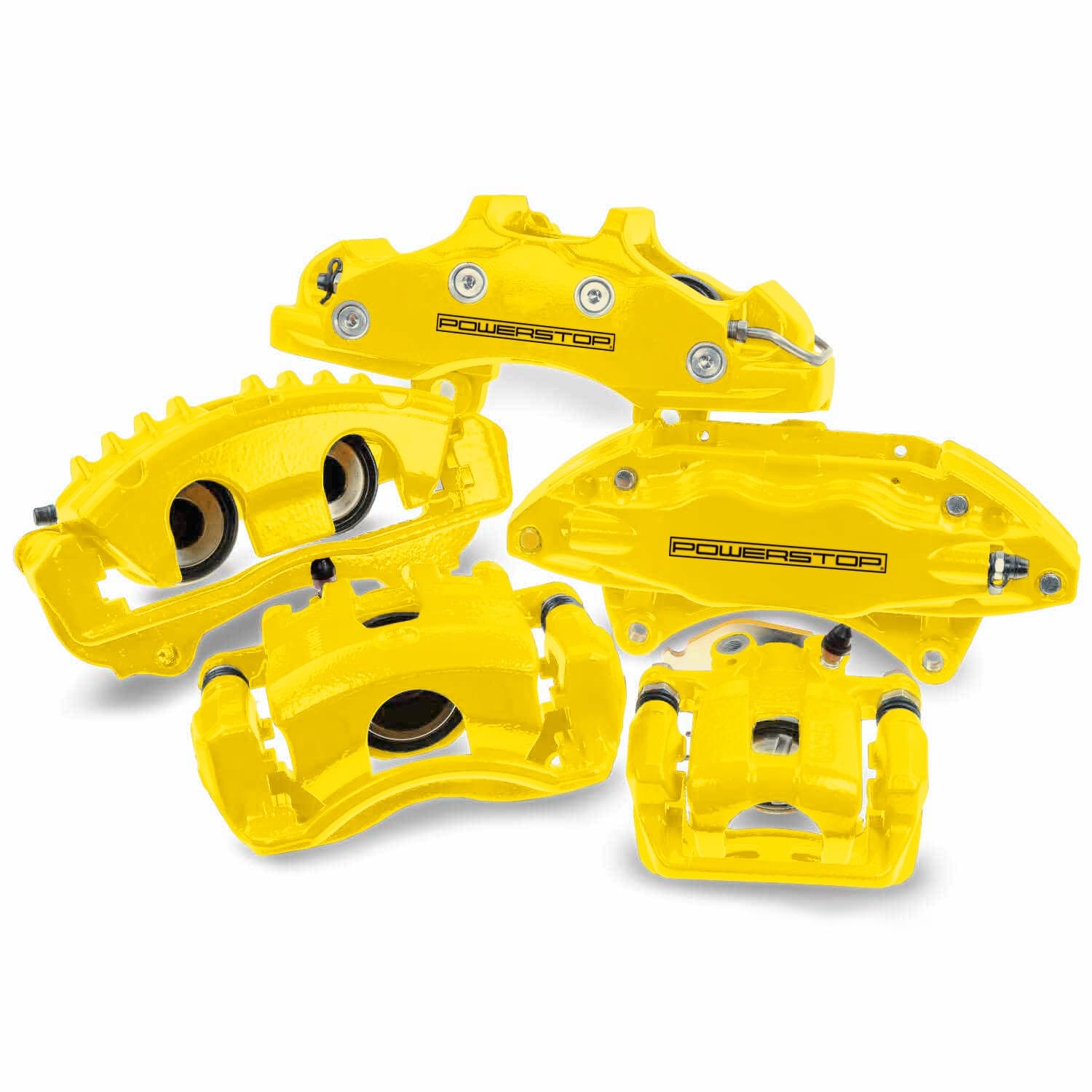 Power Stop - S4858YLW - Rear - Disc Brake Caliper Set image 2
