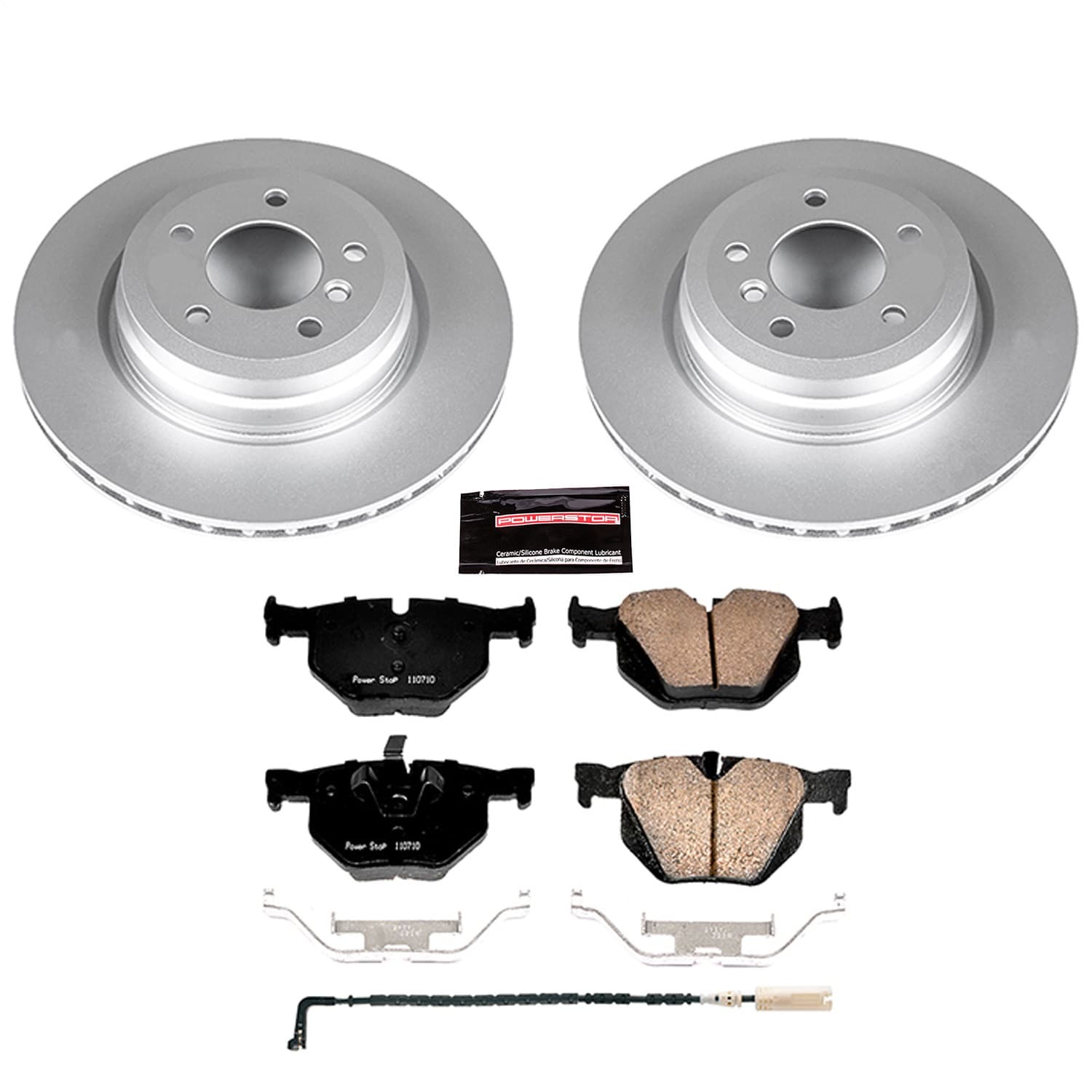 Power Stop - CRK045 - Rear - Disc Brake Pad and Rotor Kit image 1