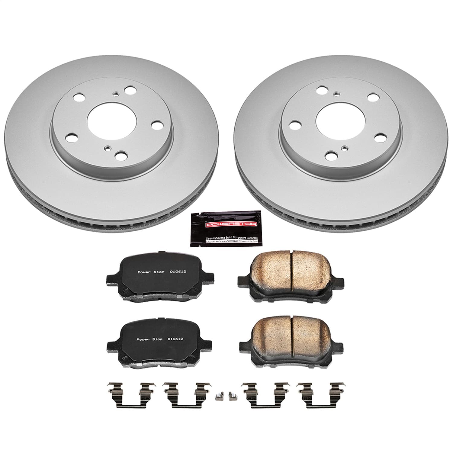 Power Stop - CRK1058 - Front - Disc Brake Pad and Rotor Kit image 1