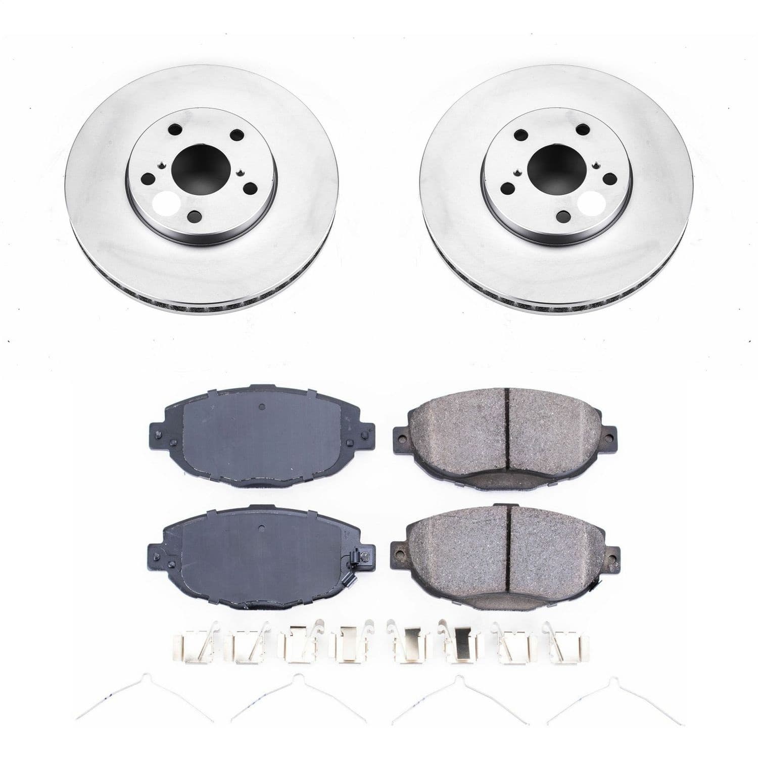 Power Stop - CRK1073 - Front - Disc Brake Pad and Rotor Kit image 1