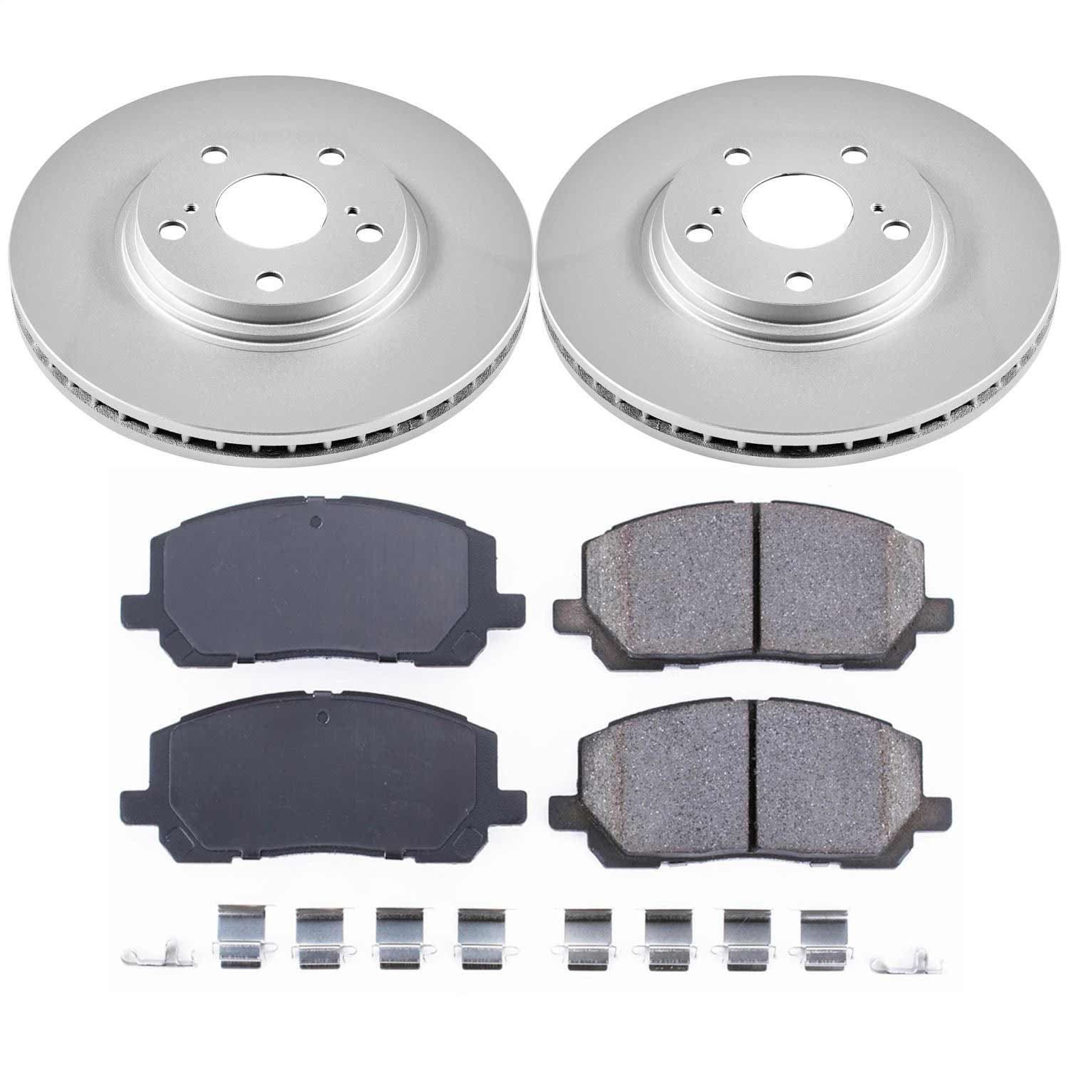 Power Stop - CRK1137 - Front - Disc Brake Pad and Rotor Kit image 1
