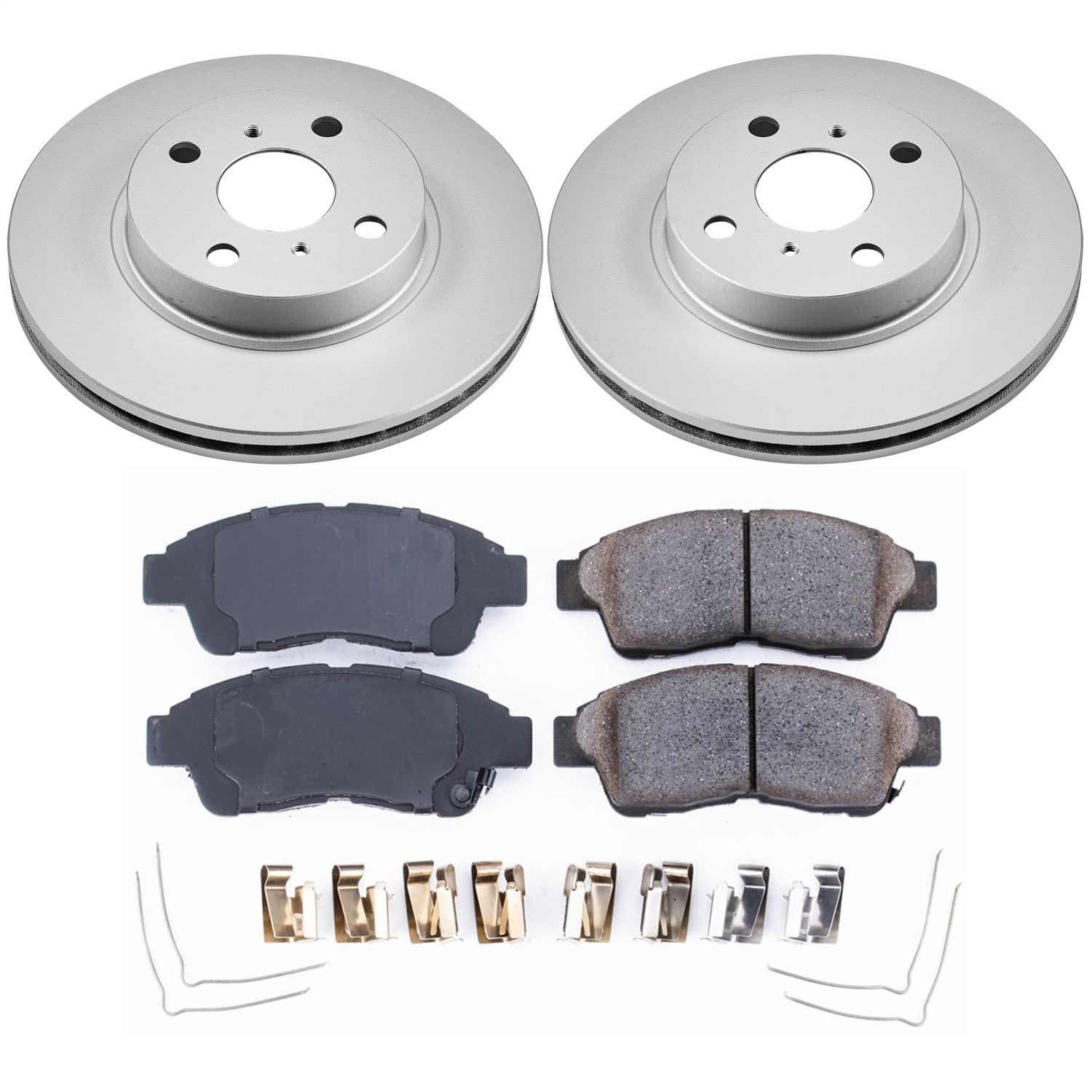 Power Stop - CRK1151 - Front - Disc Brake Pad and Rotor Kit image 1