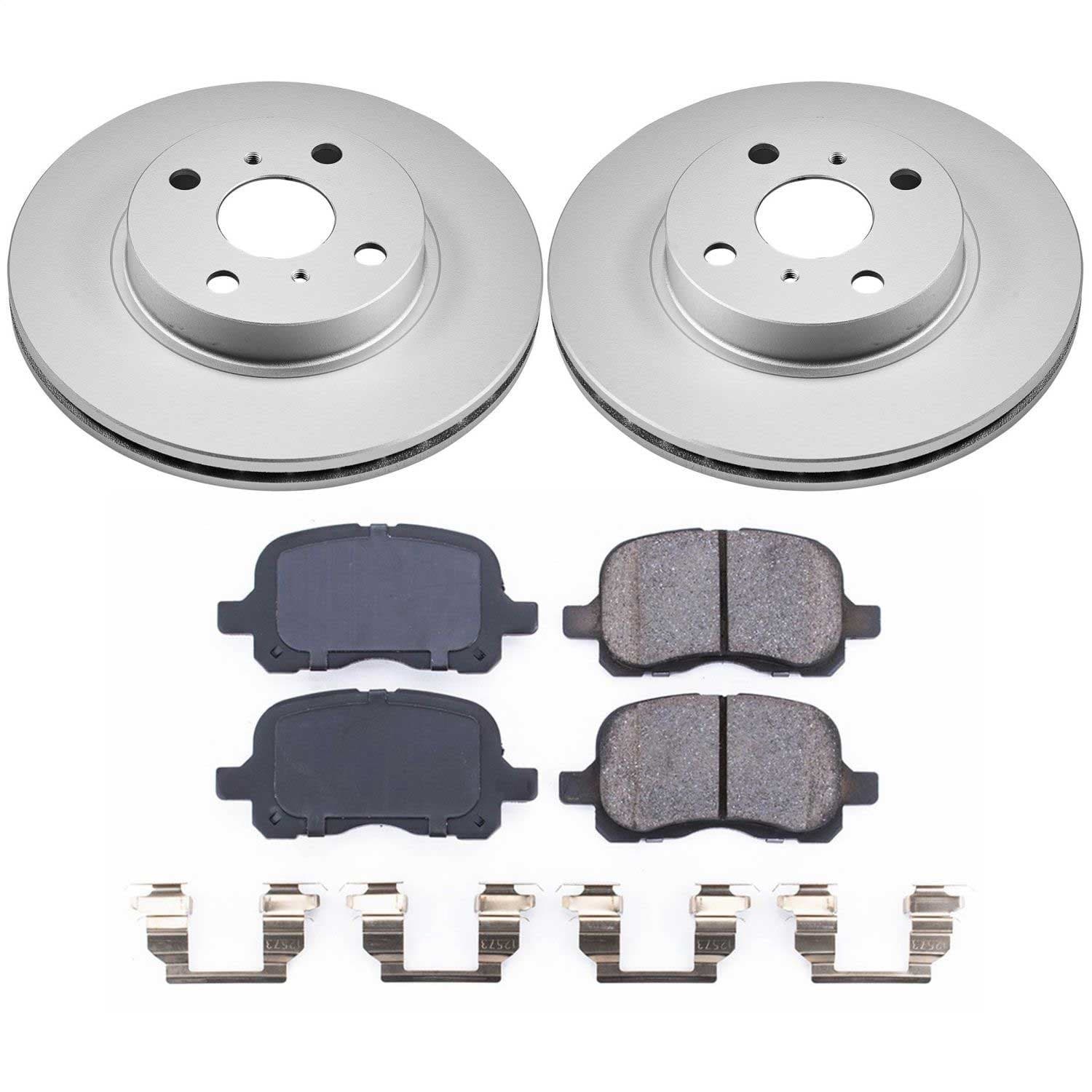 Power Stop - CRK1152 - Front - Disc Brake Pad and Rotor Kit image 1