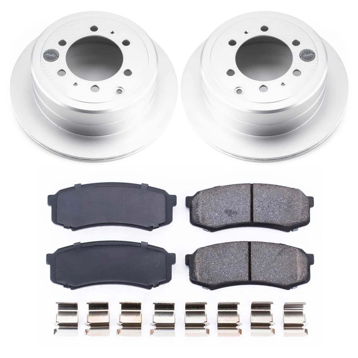 Power Stop - CRK1156 - Rear - Disc Brake Pad and Rotor Kit image 1