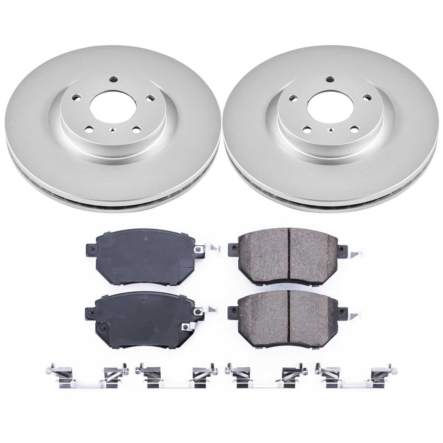 Power Stop - CRK116 - Front - Disc Brake Pad and Rotor Kit image 1