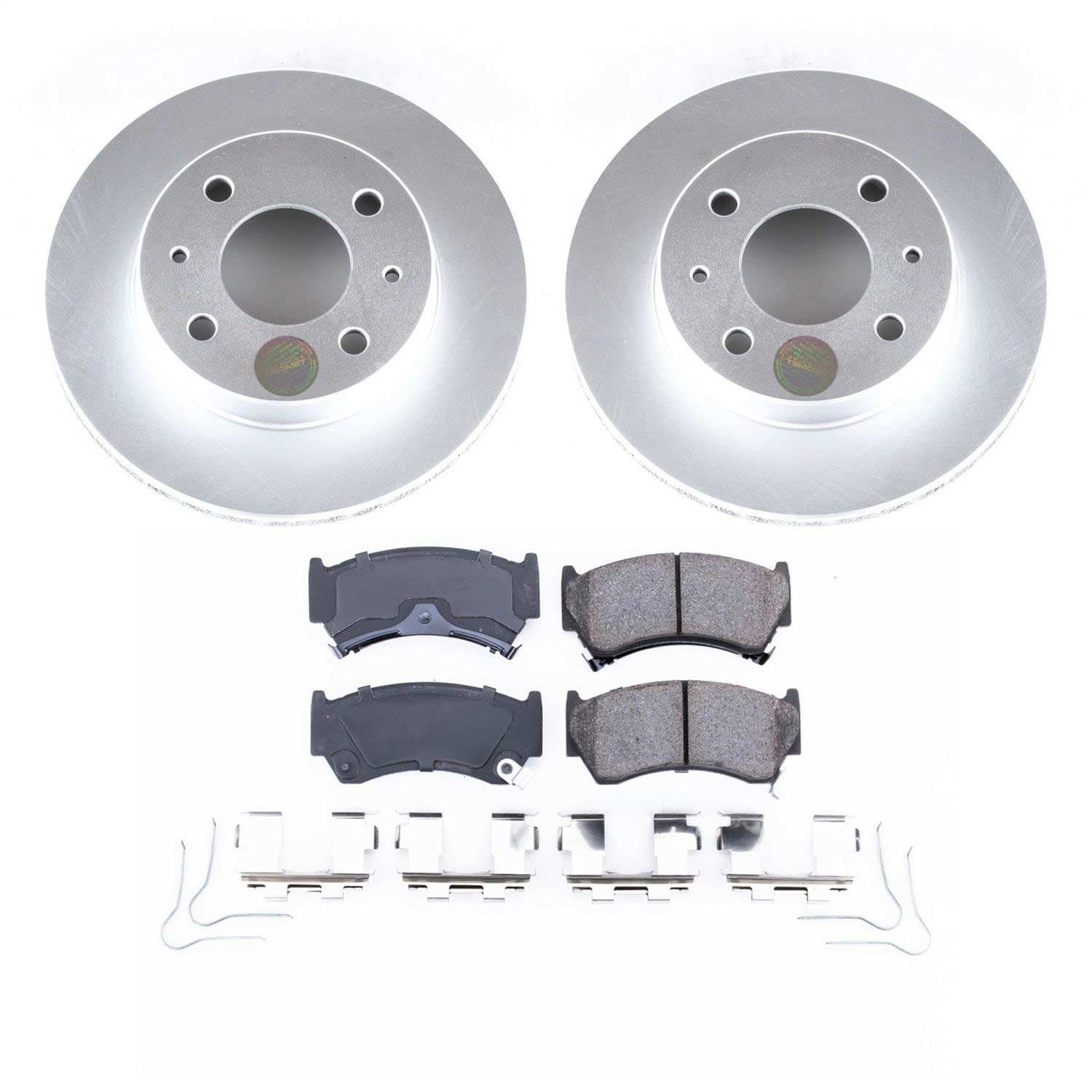 Power Stop - CRK1170 - Front - Disc Brake Pad and Rotor Kit image 1