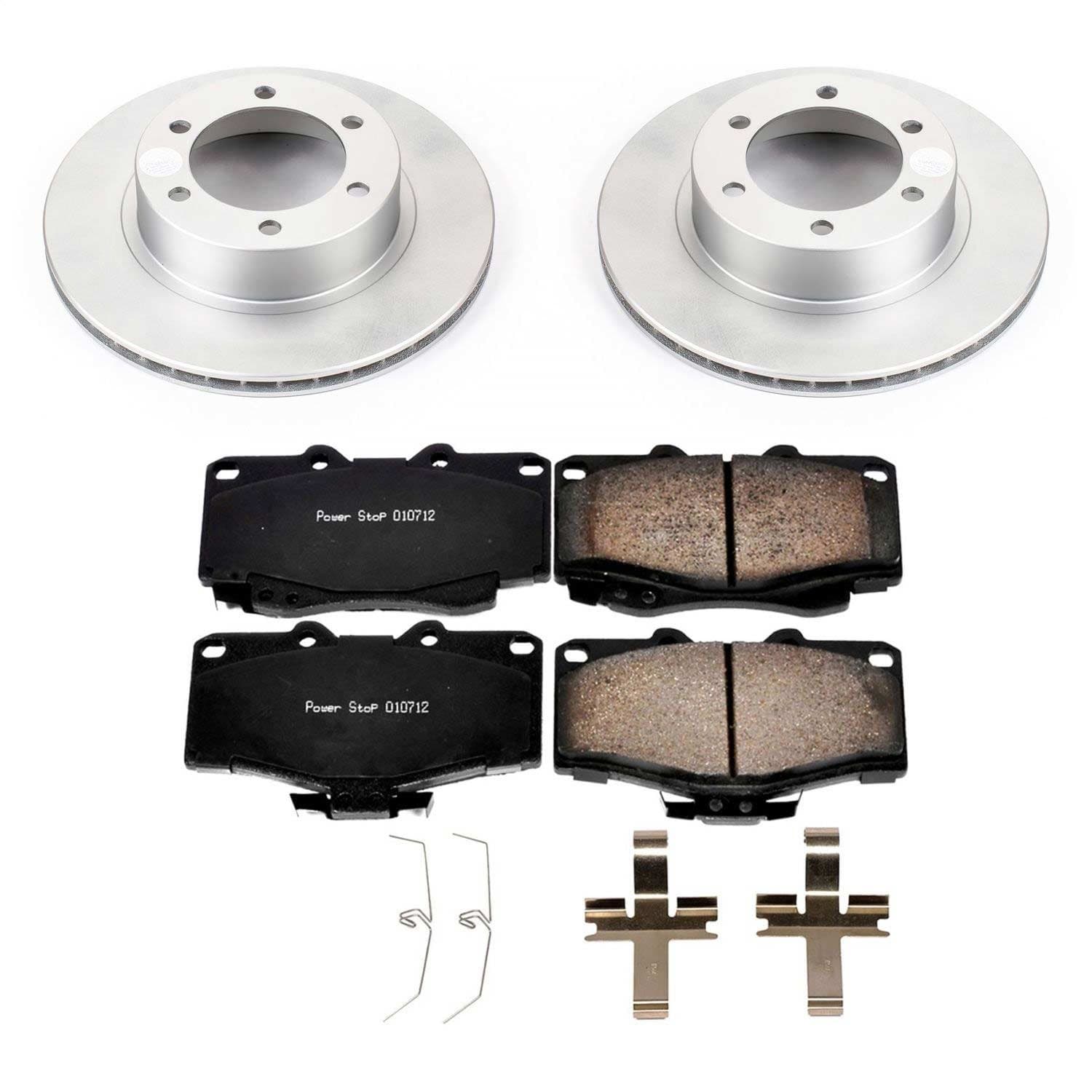 Power Stop - CRK1236 - Front - Disc Brake Pad and Rotor Kit image 1