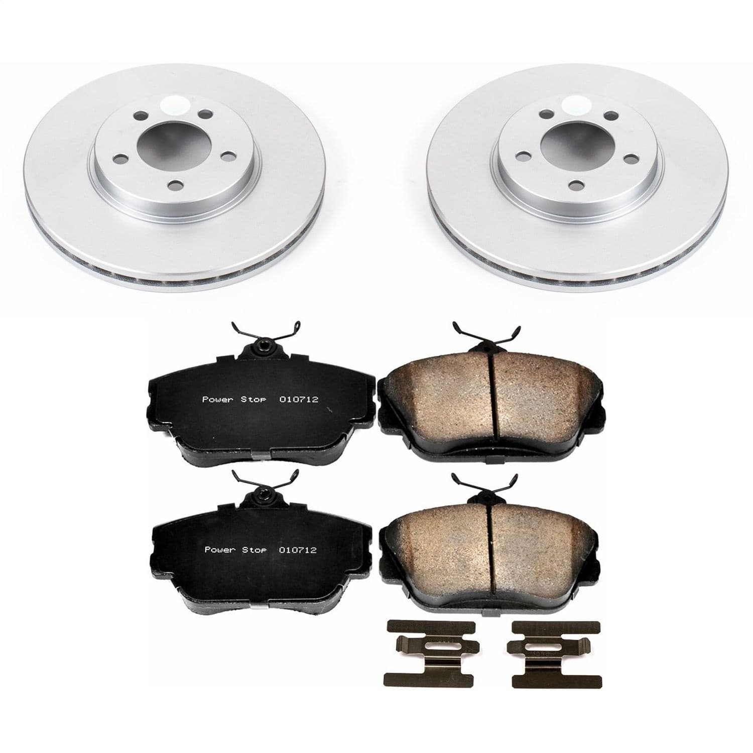 Power Stop - CRK1318 - Front - Disc Brake Pad and Rotor Kit image 1