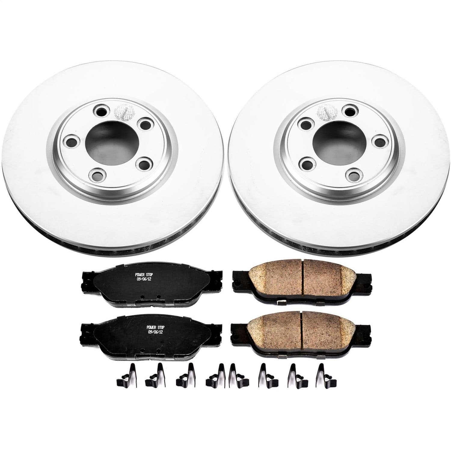Power Stop - CRK1353 - Front - Disc Brake Pad and Rotor Kit image 1