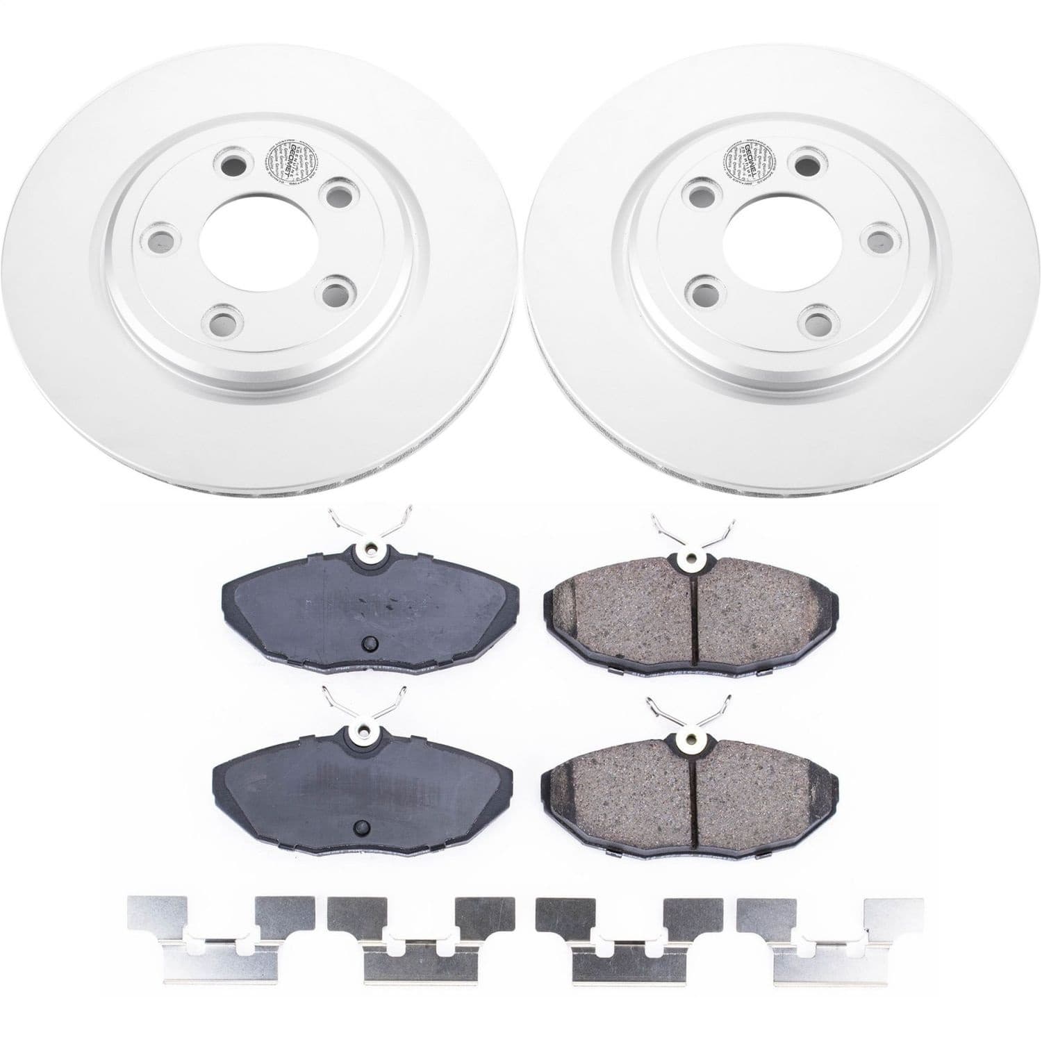 Power Stop - CRK1361 - Rear - Disc Brake Pad and Rotor Kit image 1