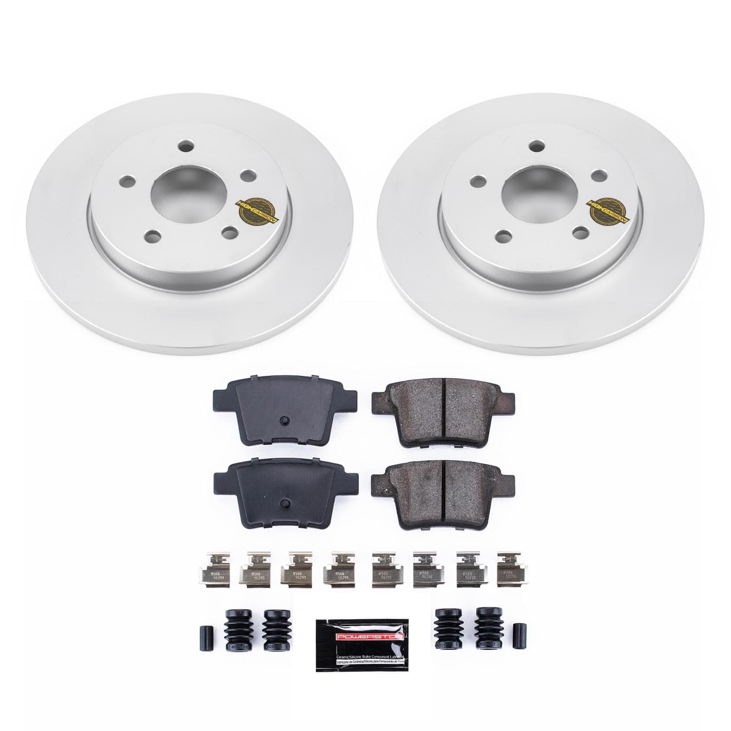 Power Stop - CRK1379 - Rear - Disc Brake Pad and Rotor Kit image 1