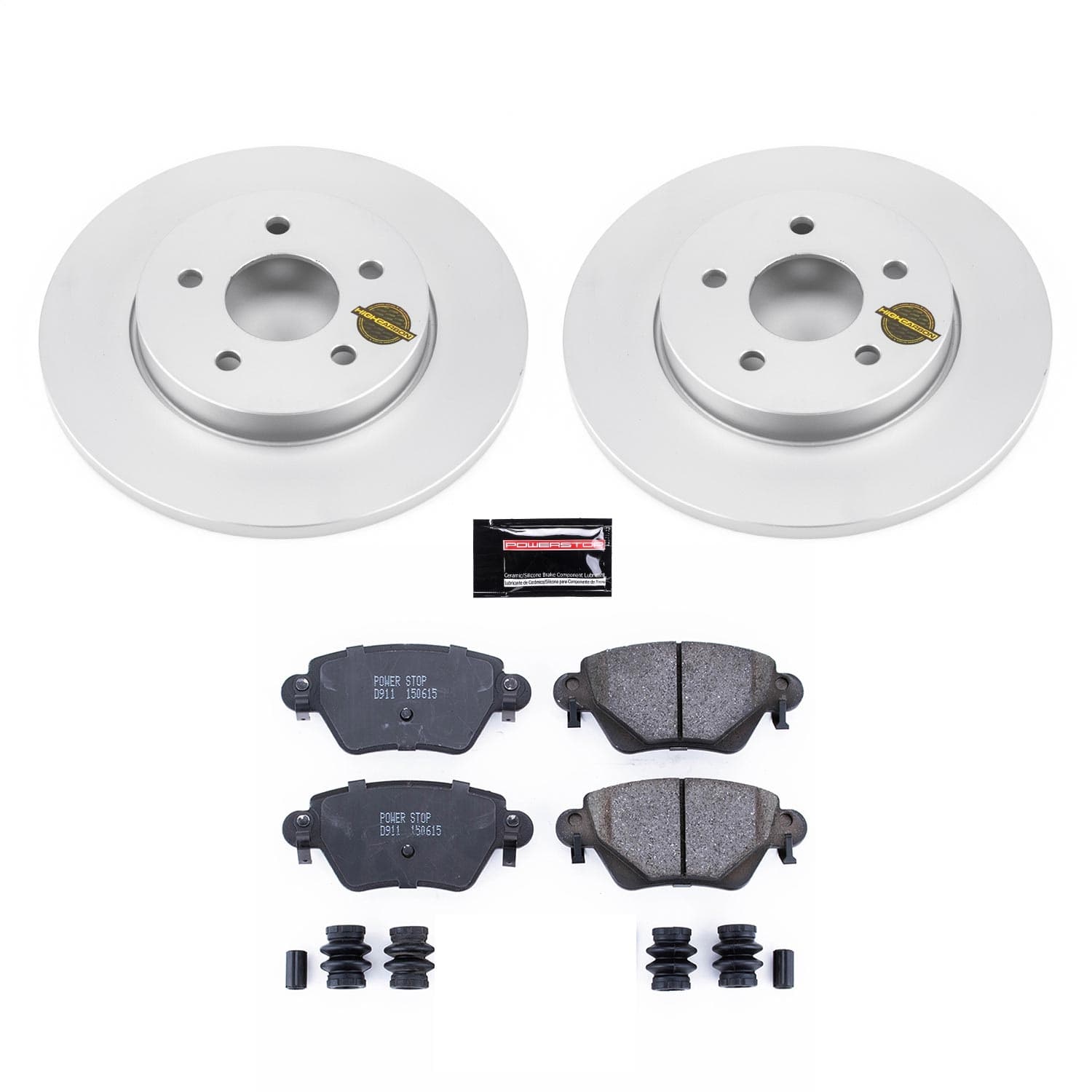 Power Stop - CRK1390 - Rear - Disc Brake Pad and Rotor Kit image 1