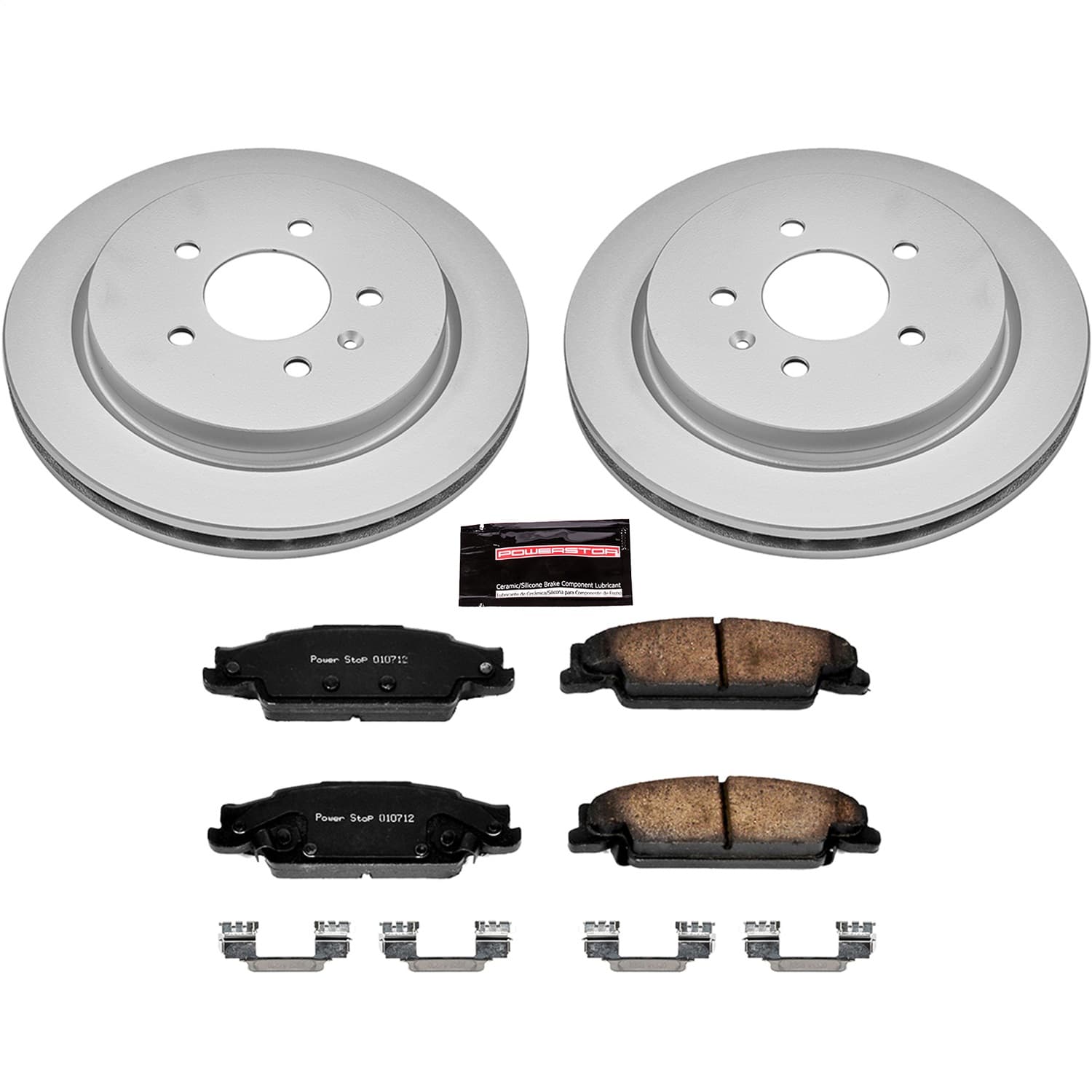 Power Stop - CRK1425 - Rear - Disc Brake Pad and Rotor Kit image 1