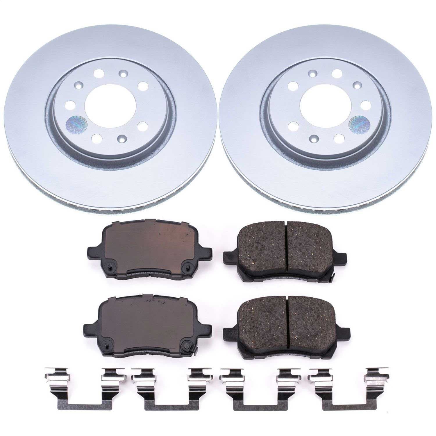 Power Stop - CRK1433 - Front - Disc Brake Pad and Rotor Kit image 1