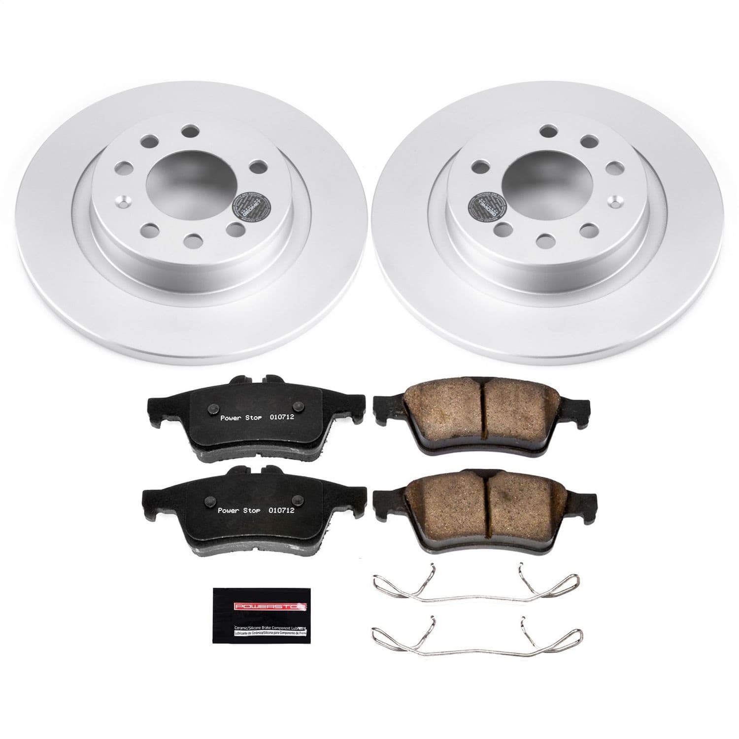 Power Stop - CRK1436 - Rear - Disc Brake Pad and Rotor Kit image 1