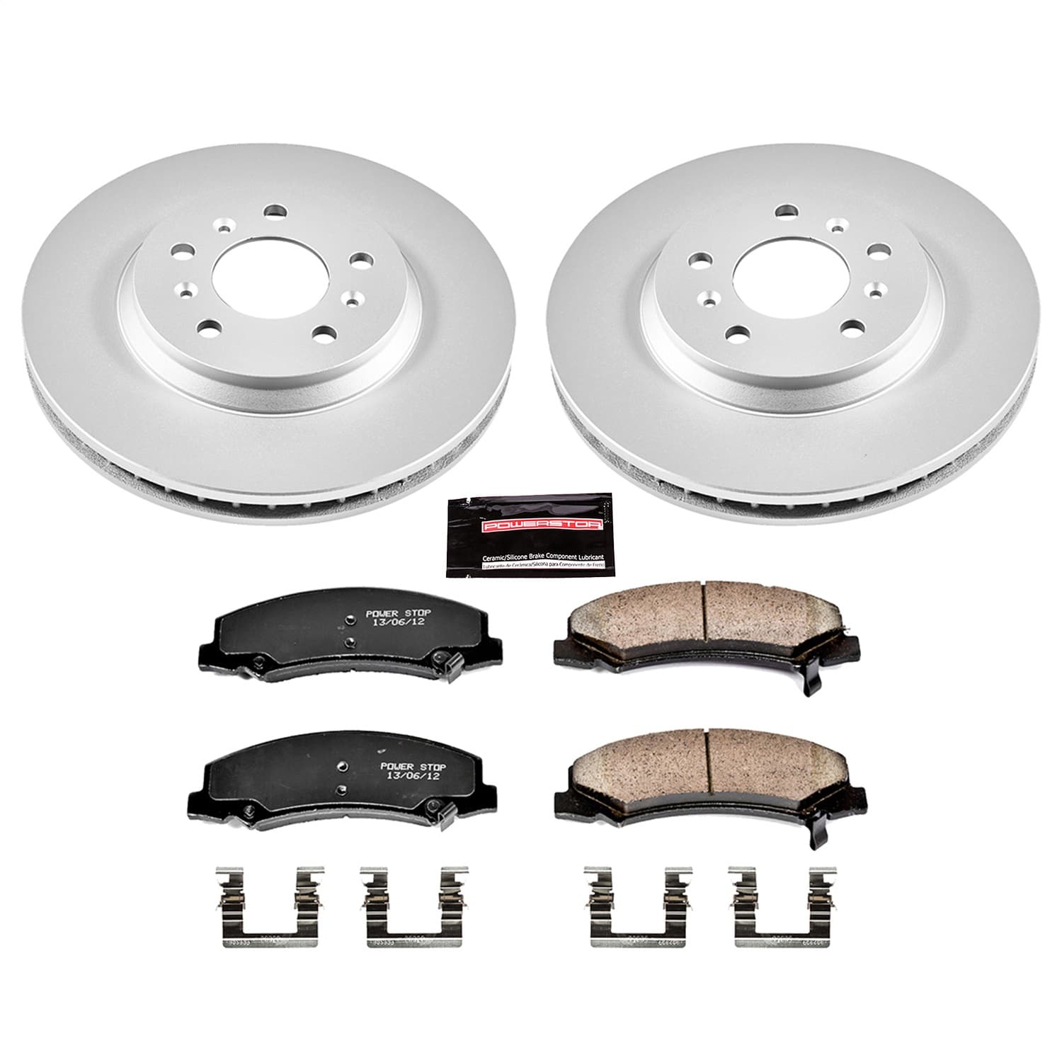 Power Stop - CRK1437 - Front - Disc Brake Pad and Rotor Kit image 1