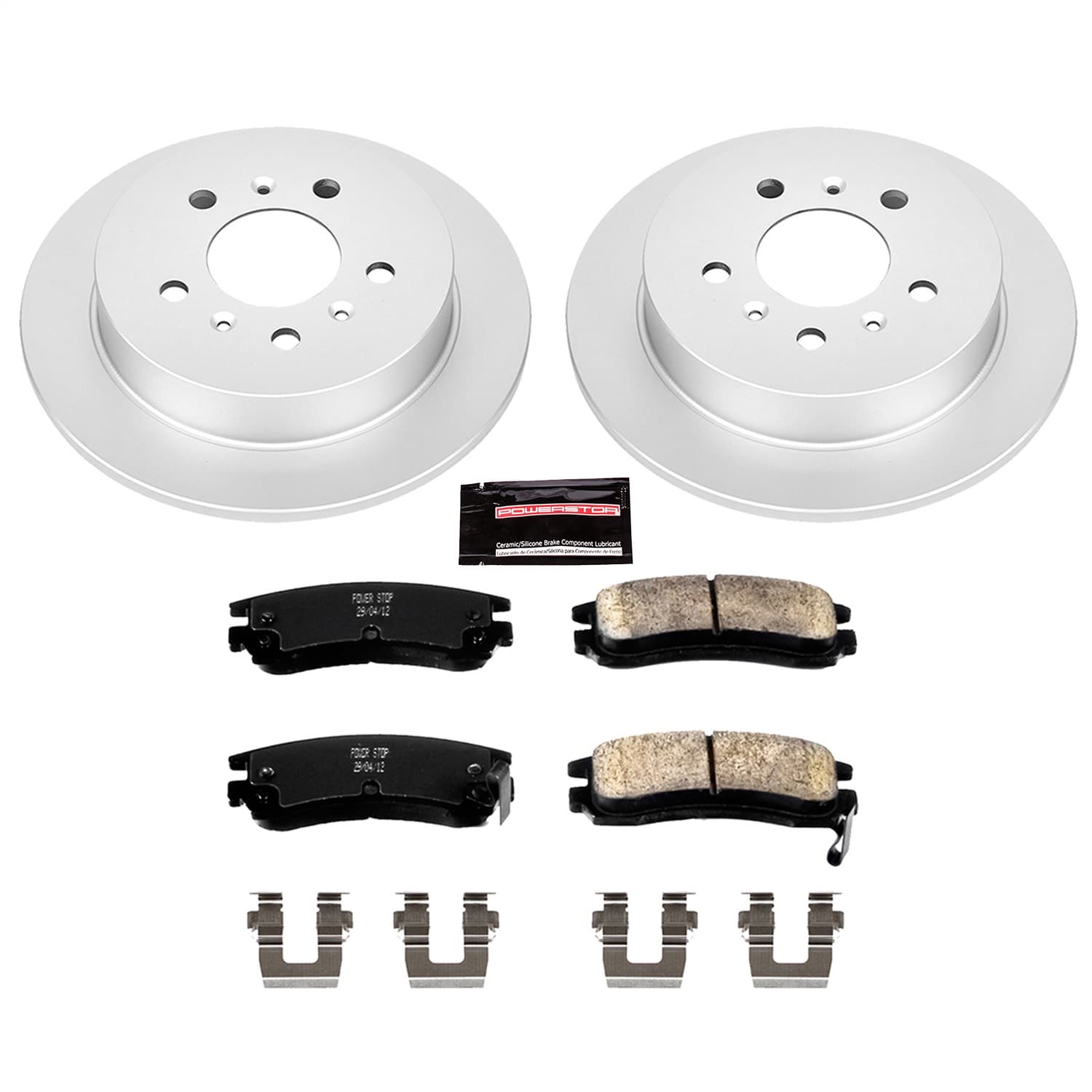 Power Stop - CRK1440 - Rear - Disc Brake Pad and Rotor Kit image 1