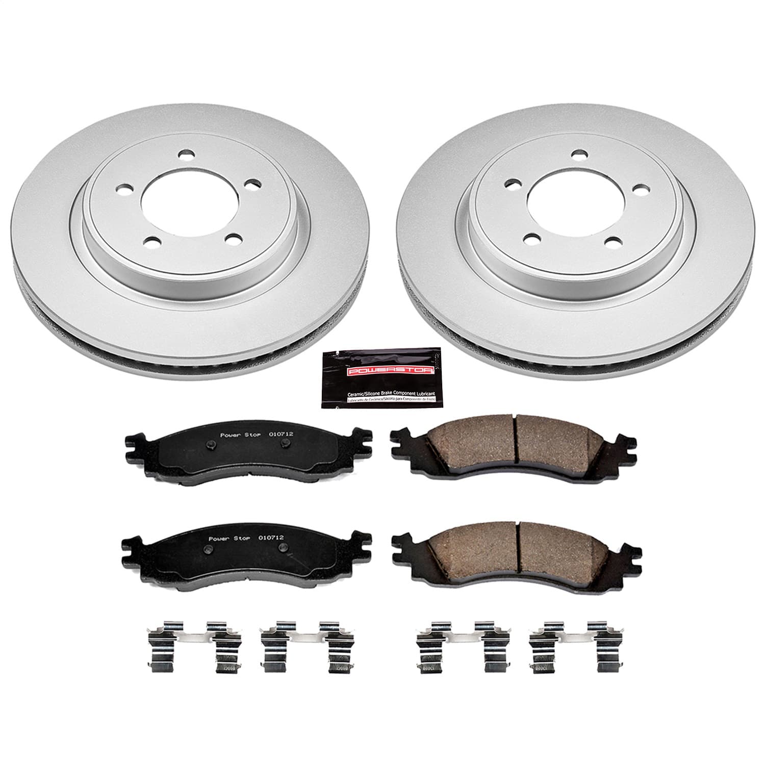 Power Stop - CRK1441 - Front - Disc Brake Pad and Rotor Kit image 1