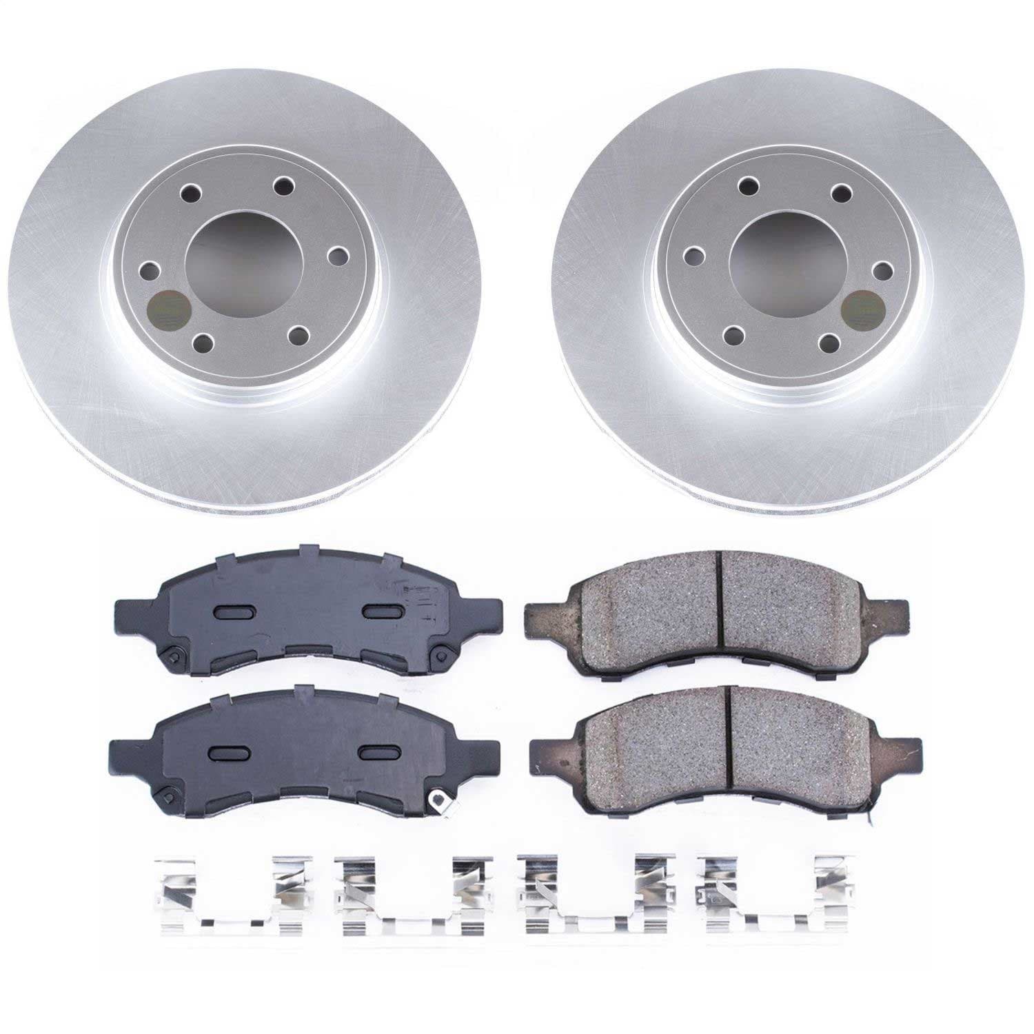 Power Stop - CRK1453 - Front - Disc Brake Pad and Rotor Kit image 1