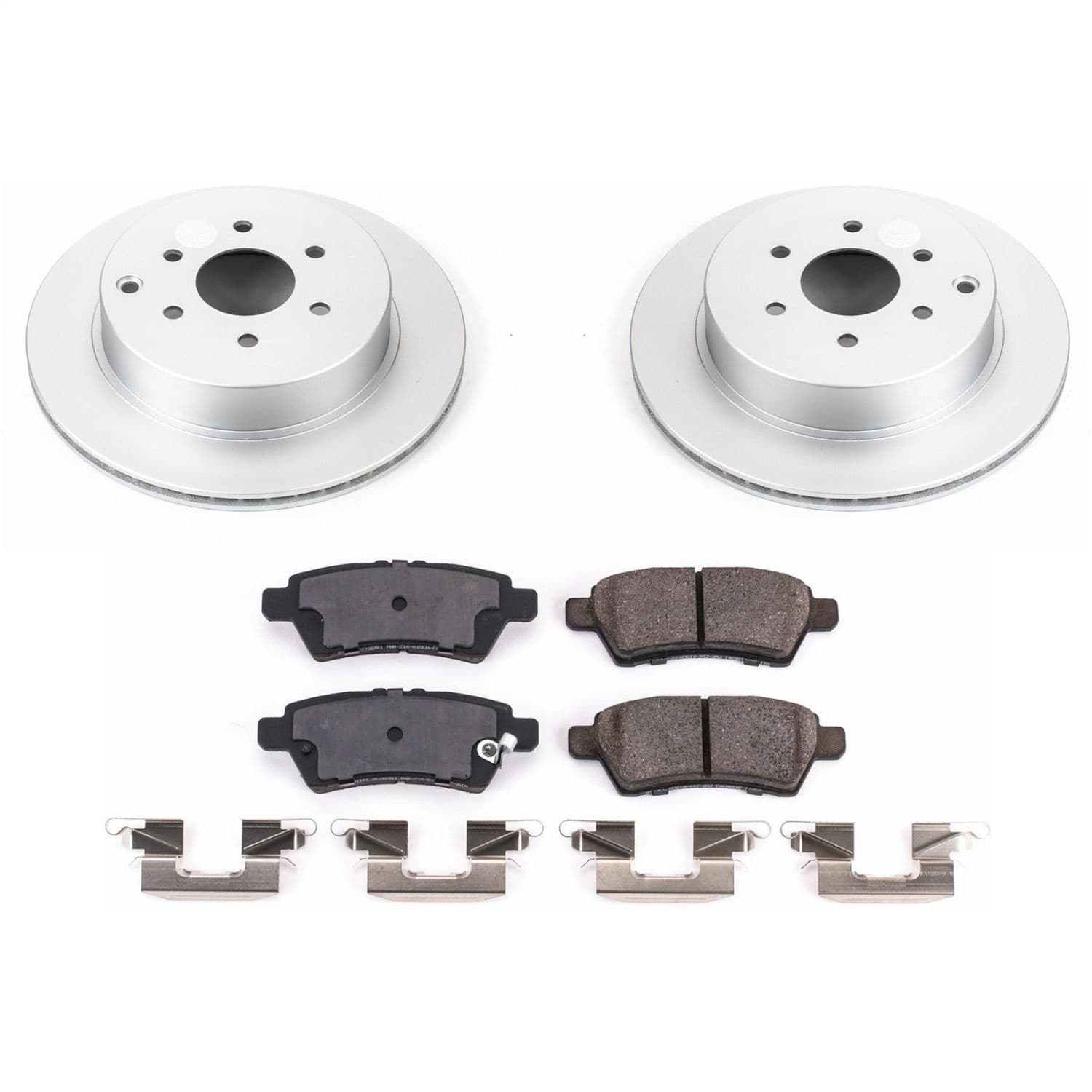Power Stop - CRK147 - Rear - Disc Brake Pad and Rotor Kit image 1
