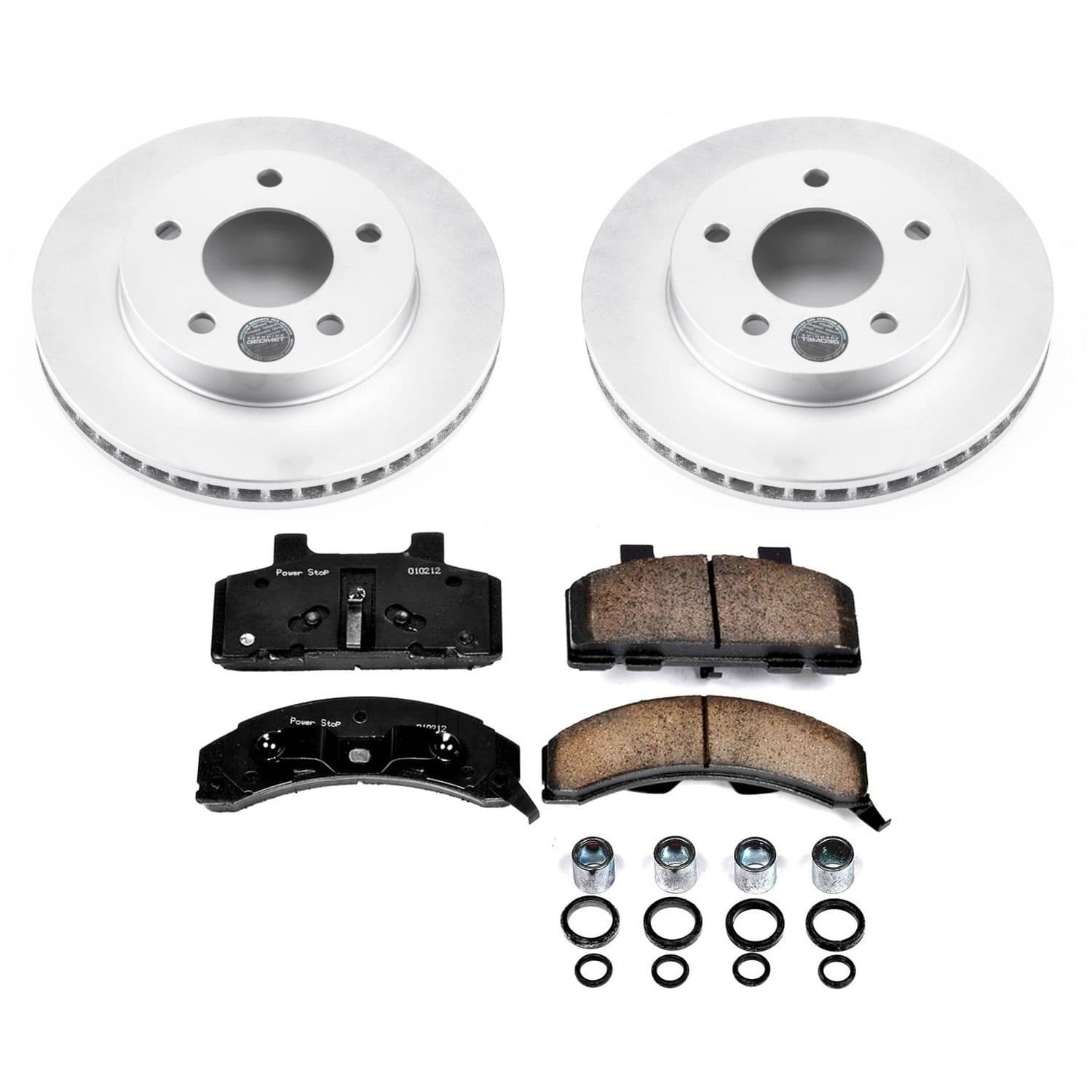 Power Stop - CRK1487 - Front - Disc Brake Pad and Rotor Kit image 1