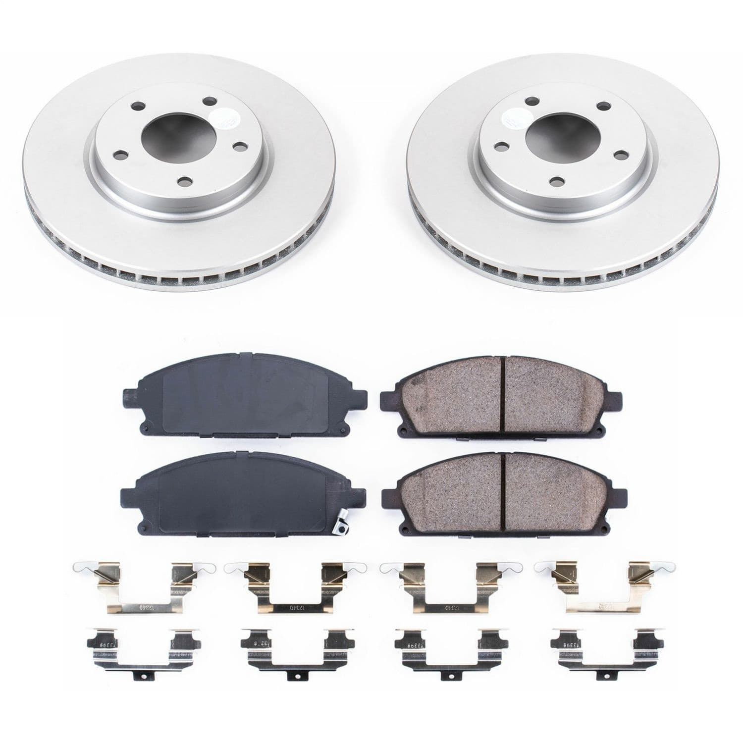 Power Stop - CRK150 - Front - Disc Brake Pad and Rotor Kit image 1