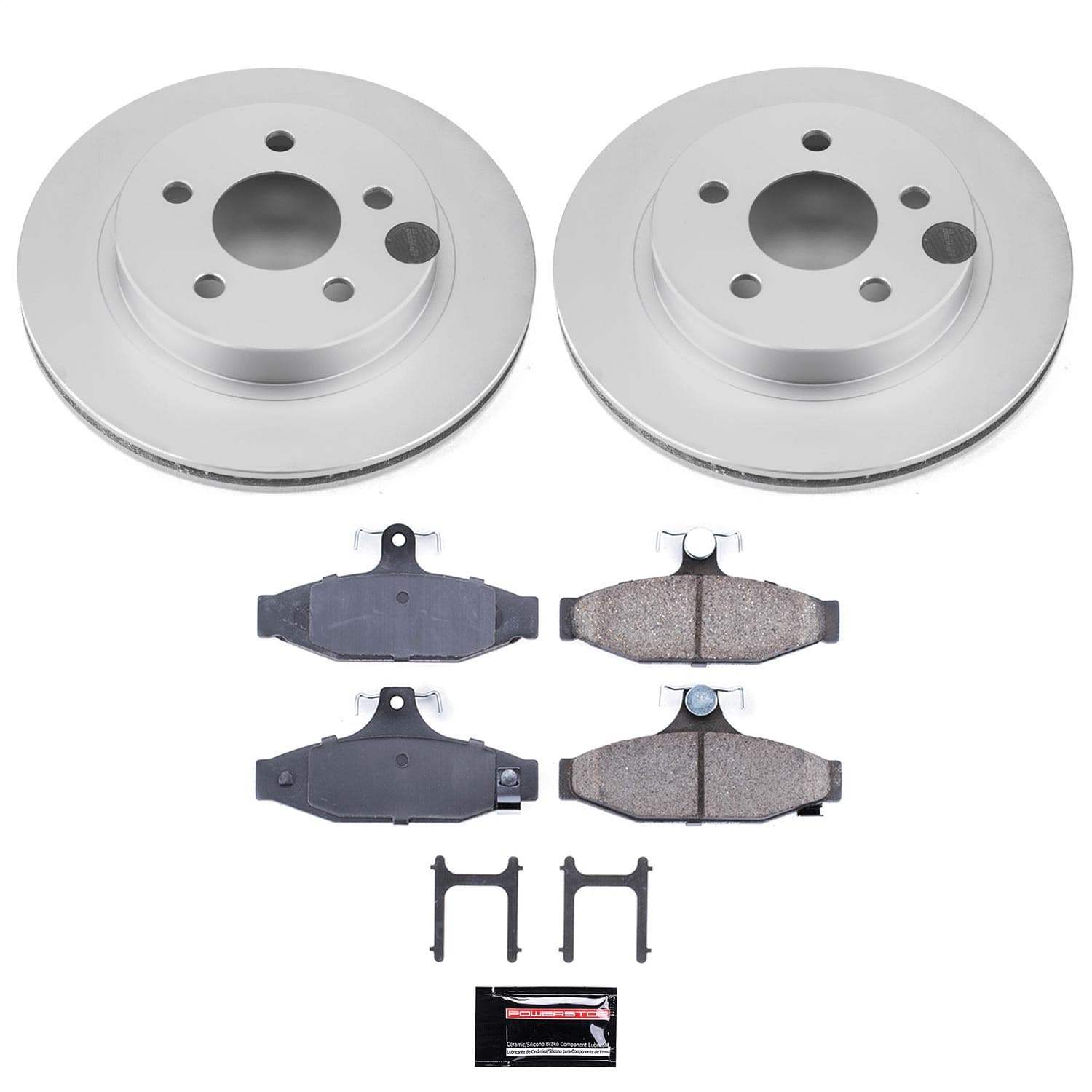 Power Stop - CRK1531 - Rear - Disc Brake Pad and Rotor Kit image 1
