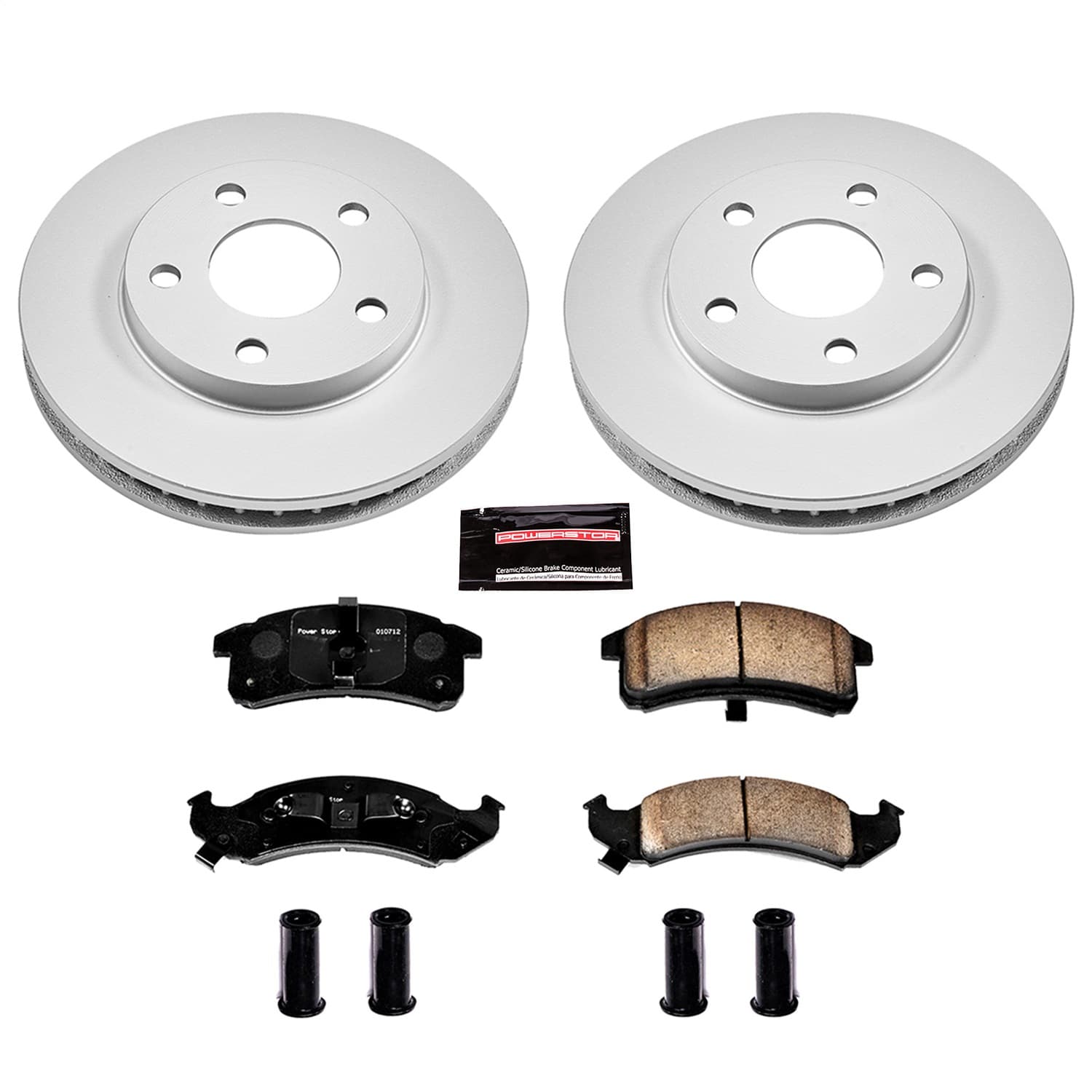Power Stop - CRK1534 - Front - Disc Brake Pad and Rotor Kit image 1