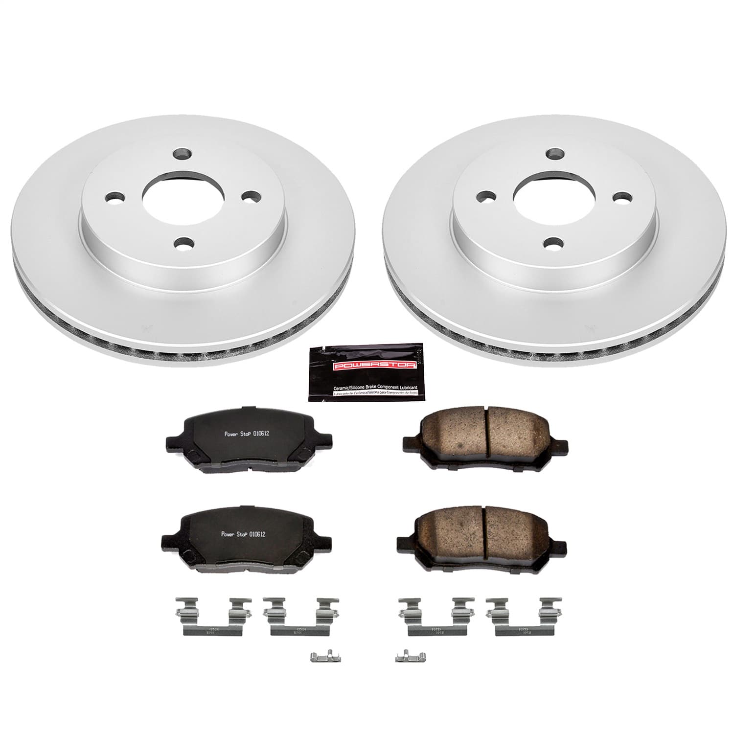 Power Stop - CRK1604 - Front - Disc Brake Pad and Rotor Kit image 1