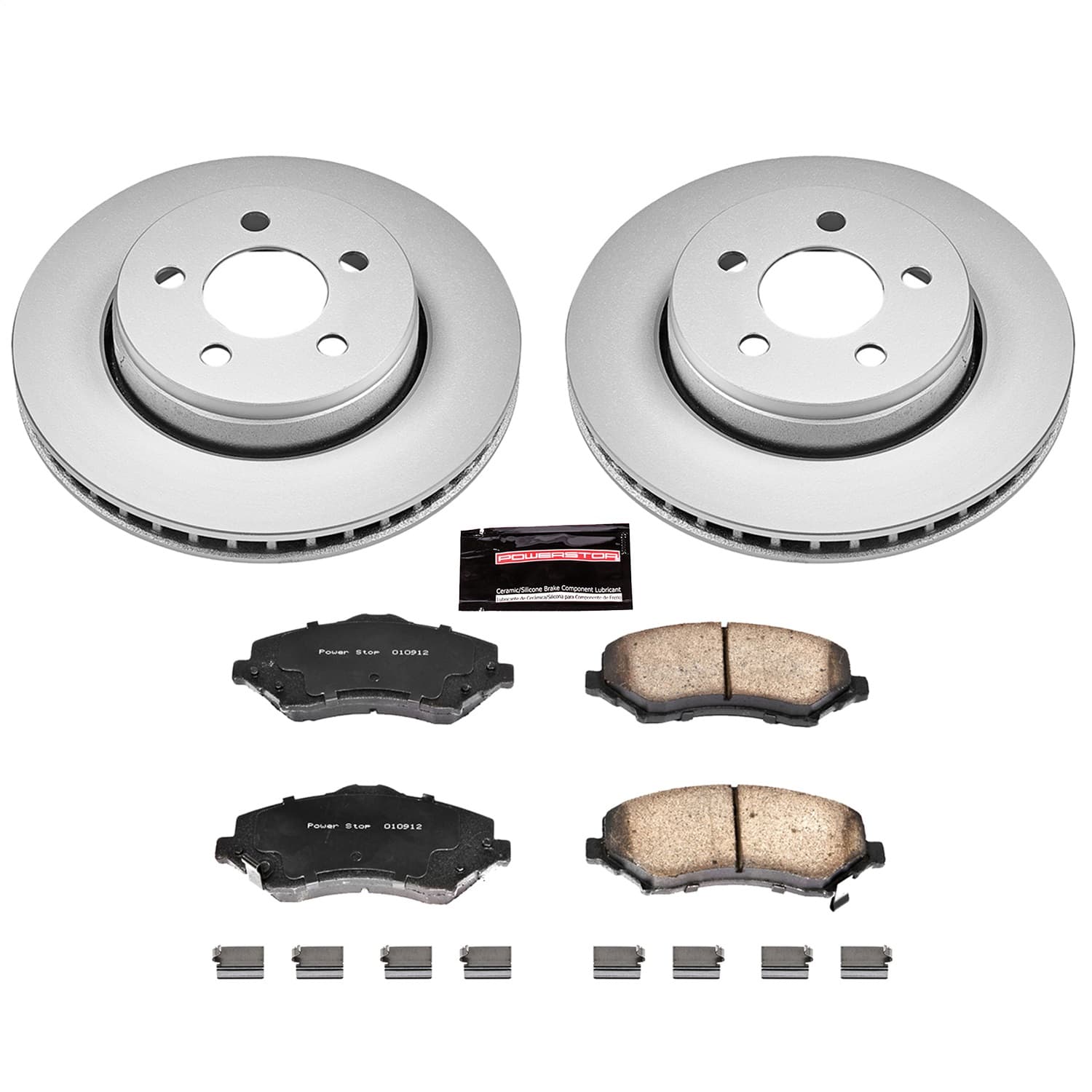 Power Stop - CRK1631 - Front - Disc Brake Pad and Rotor Kit image 1