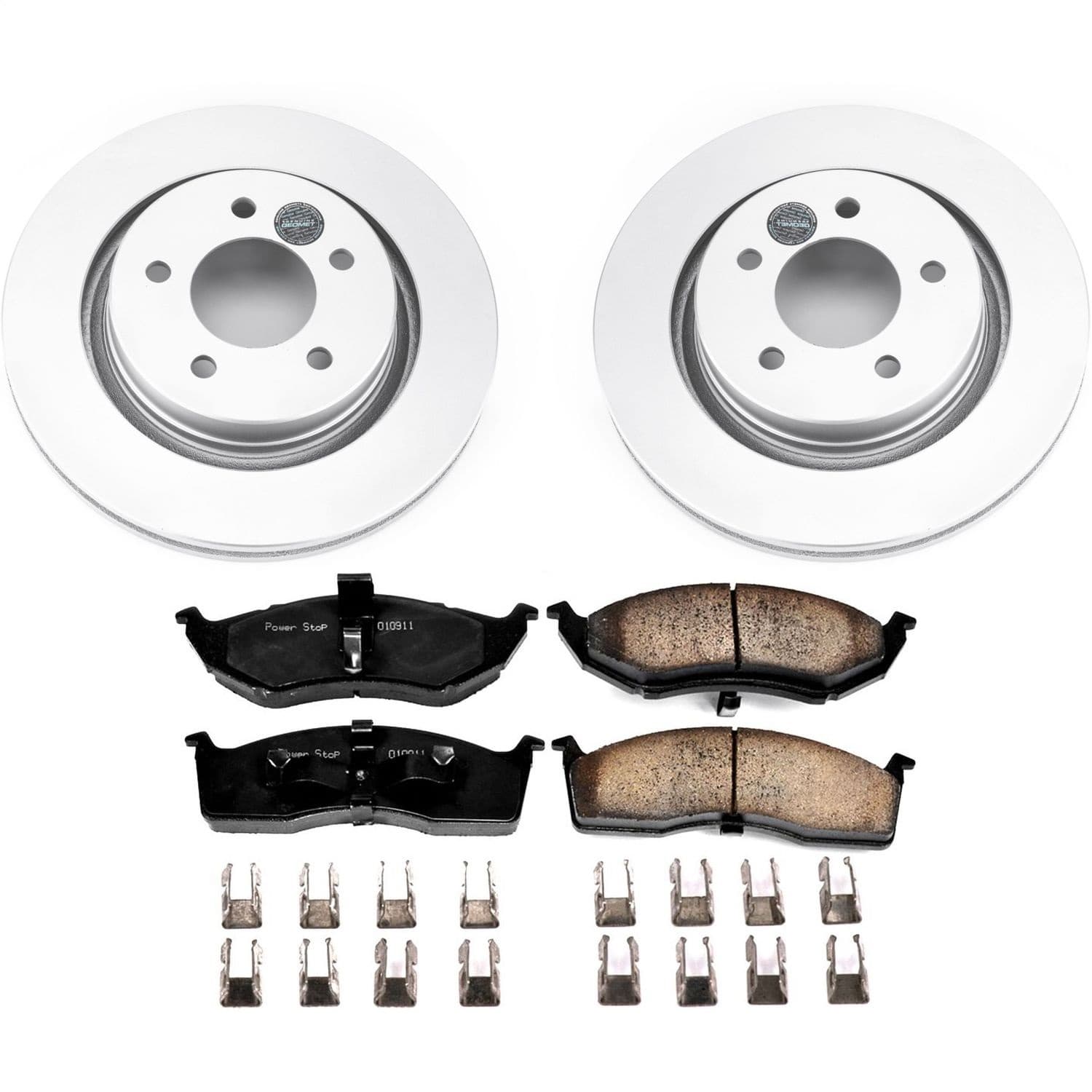 Power Stop - CRK1700 - Front - Disc Brake Pad and Rotor Kit image 1