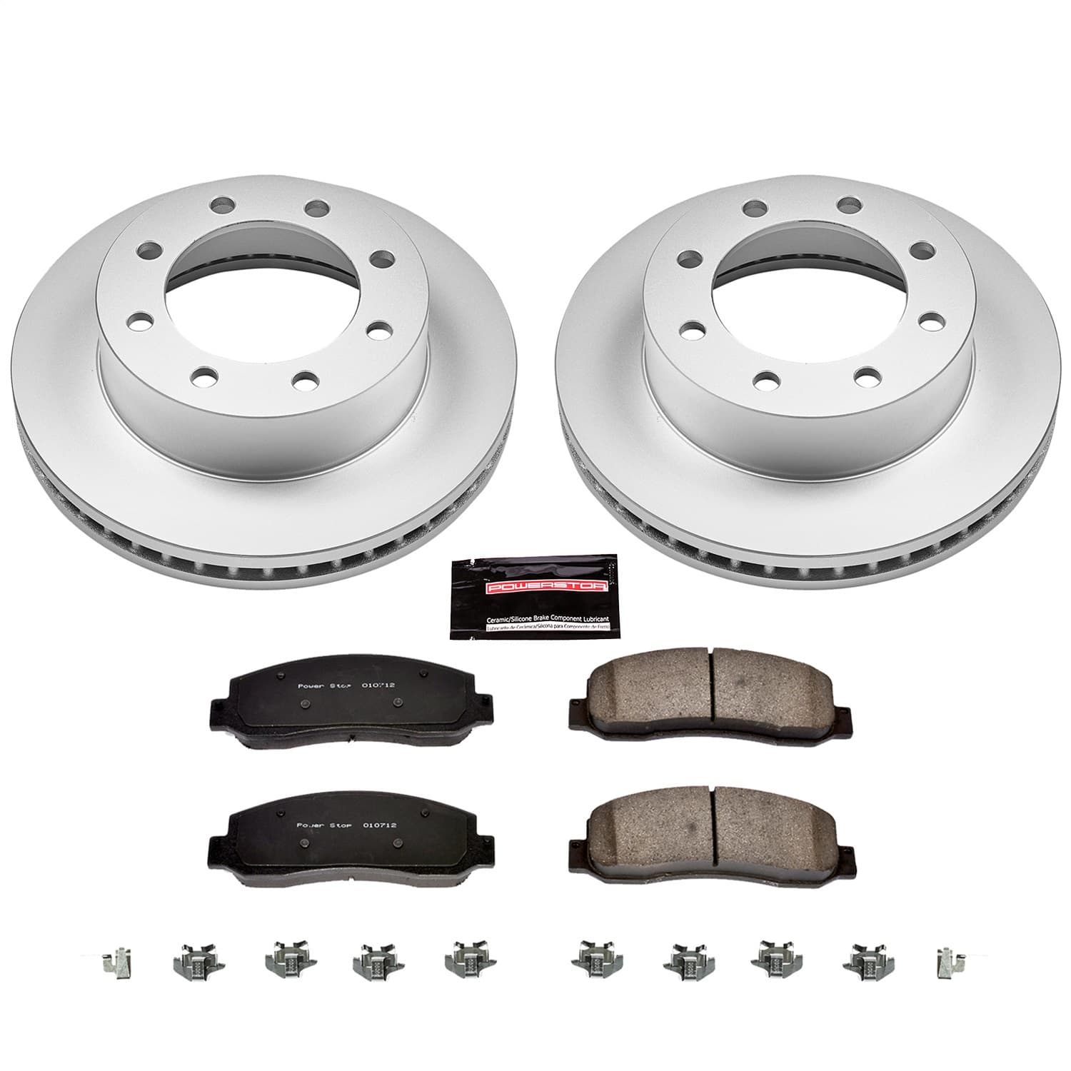 Power Stop - CRK1781 - Front - Disc Brake Pad and Rotor Kit image 1