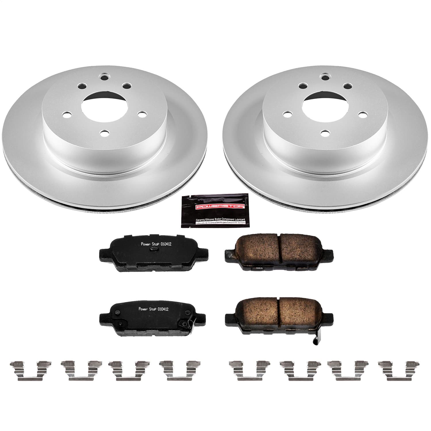 Power Stop - CRK179 - Rear - Disc Brake Pad and Rotor Kit image 1