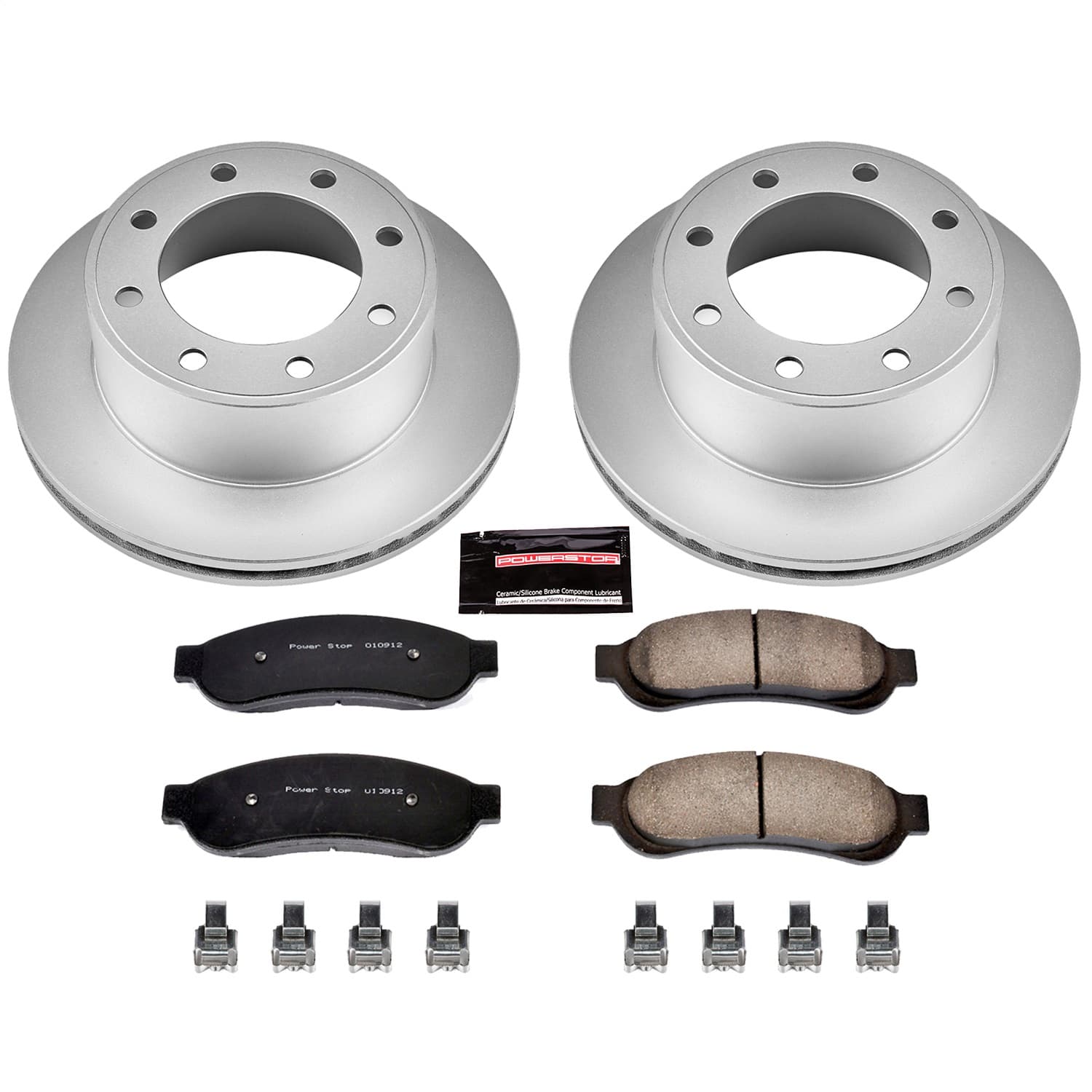 Power Stop - CRK1799 - Rear - Disc Brake Pad and Rotor Kit image 1