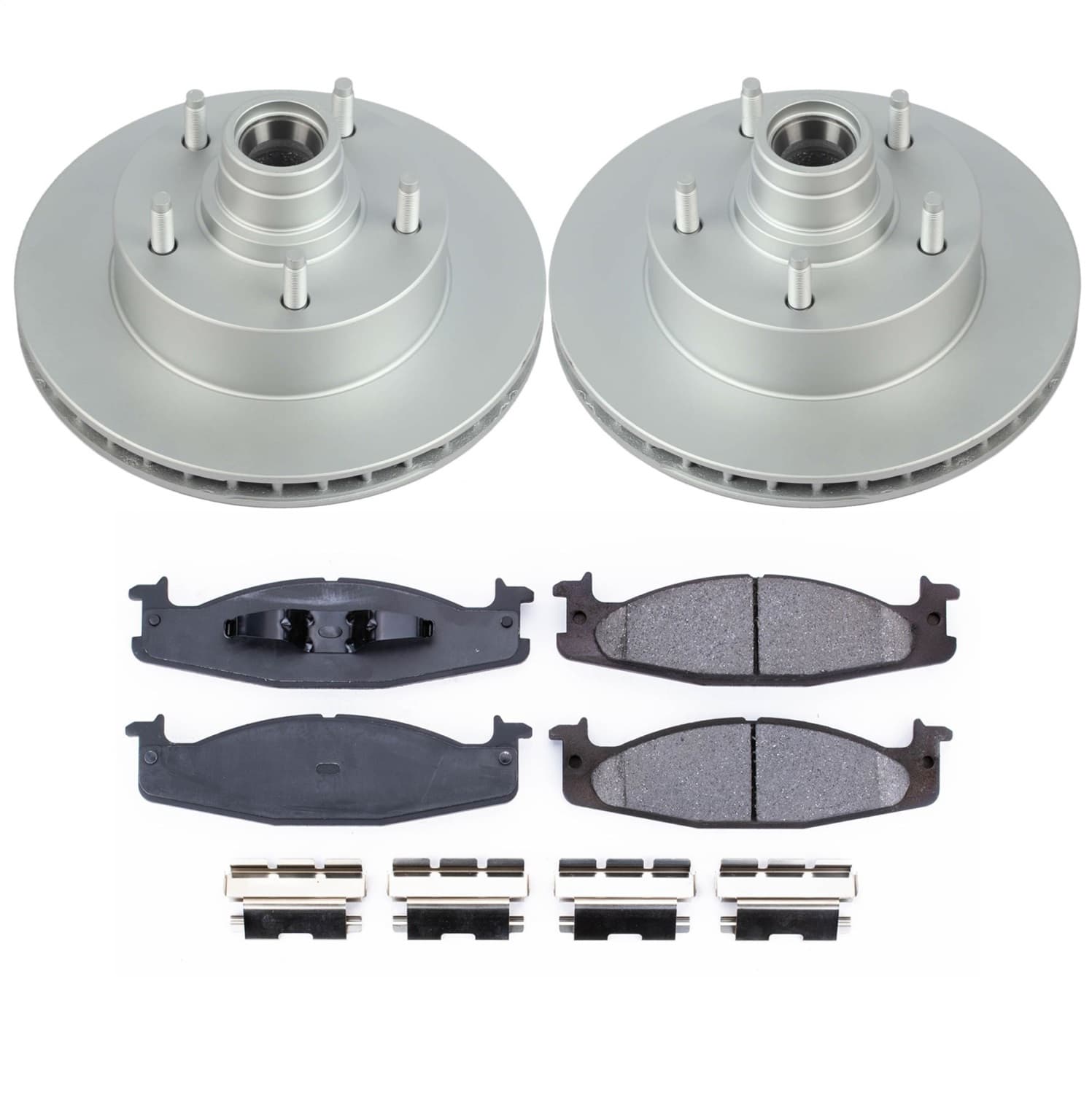 Power Stop - CRK1832 - Front - Disc Brake Pad and Rotor Kit image 1