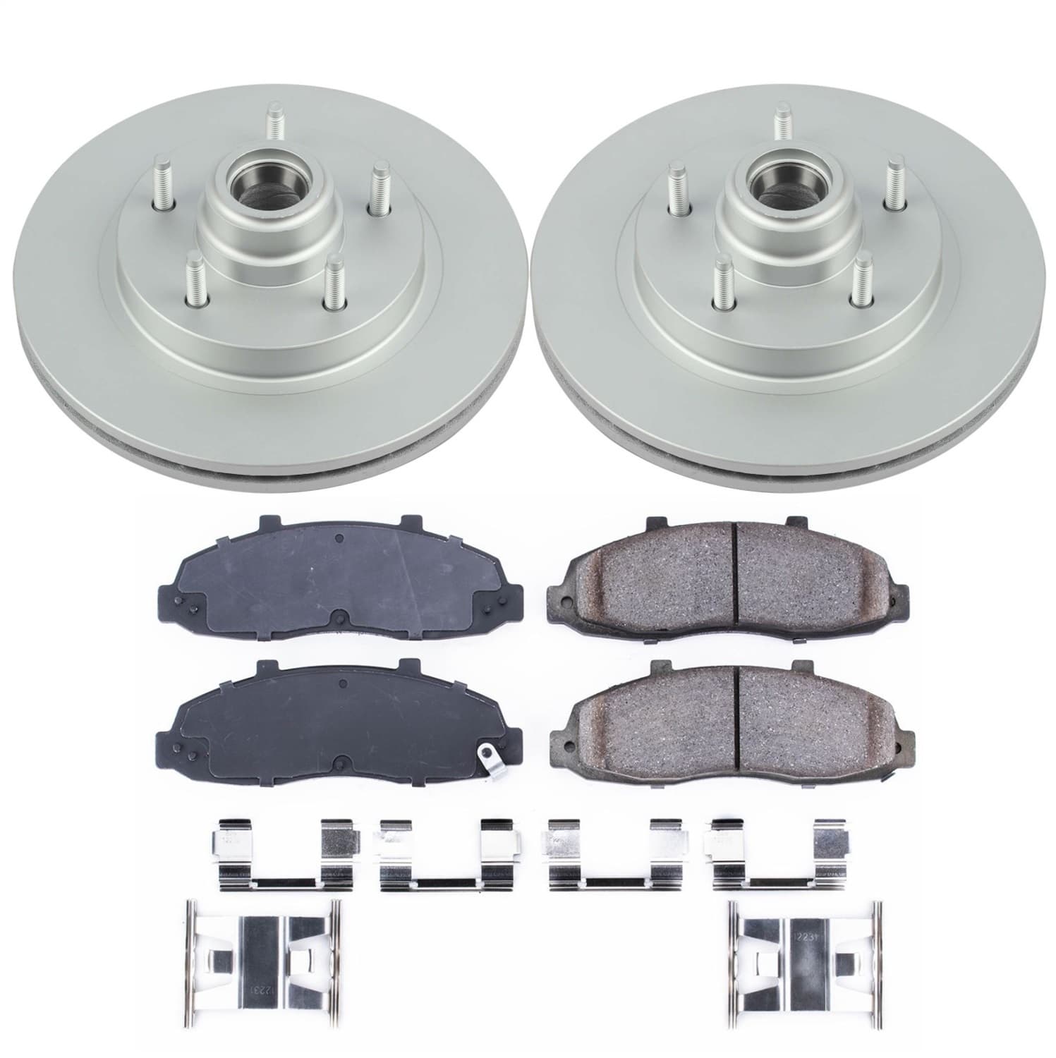 Power Stop - CRK1865 - Front - Disc Brake Pad and Rotor Kit image 1