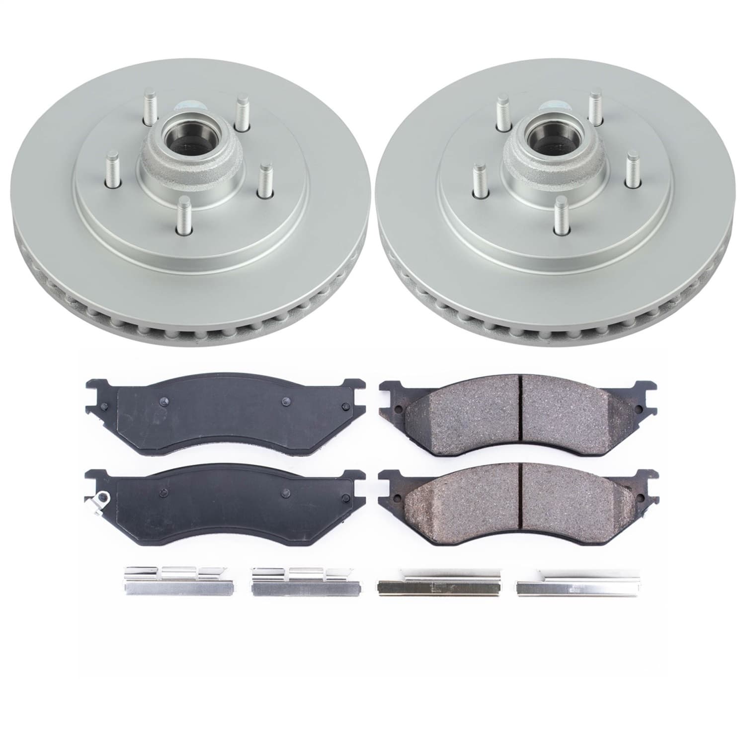 Power Stop - CRK1878 - Front - Disc Brake Pad and Rotor Kit image 1