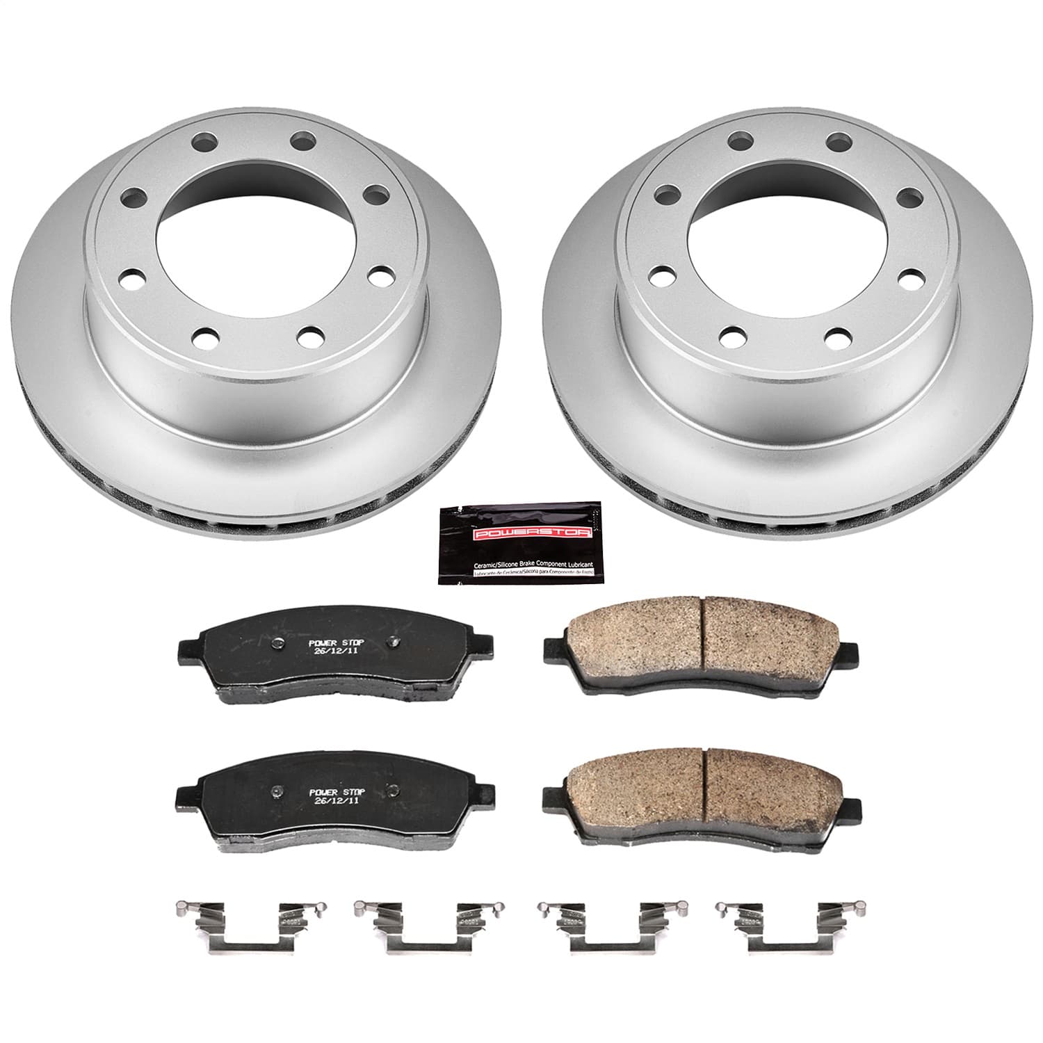 Power Stop - CRK1890 - Rear - Disc Brake Pad and Rotor Kit image 1