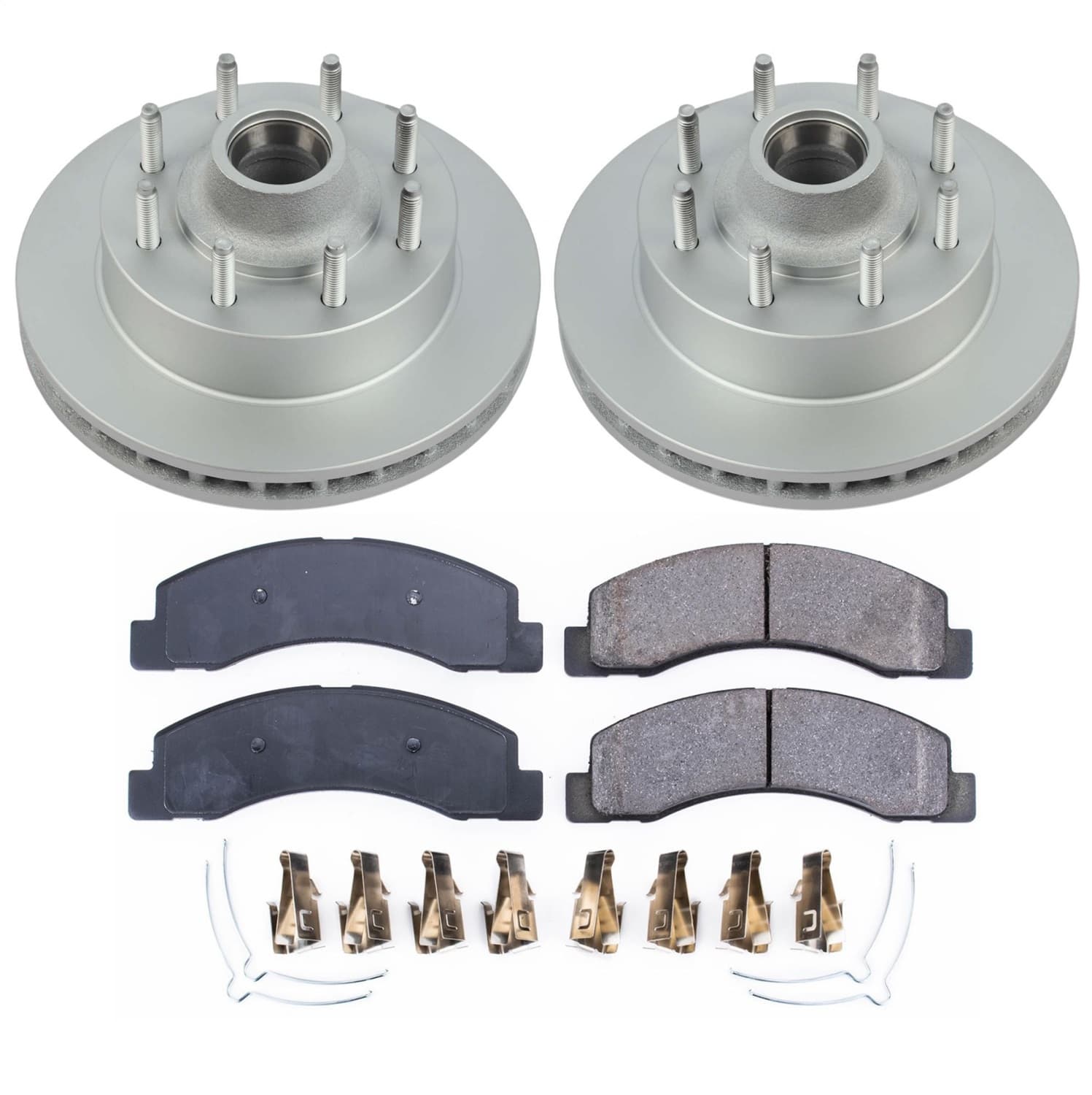 Power Stop - CRK1893 - Front - Disc Brake Pad and Rotor Kit image 1